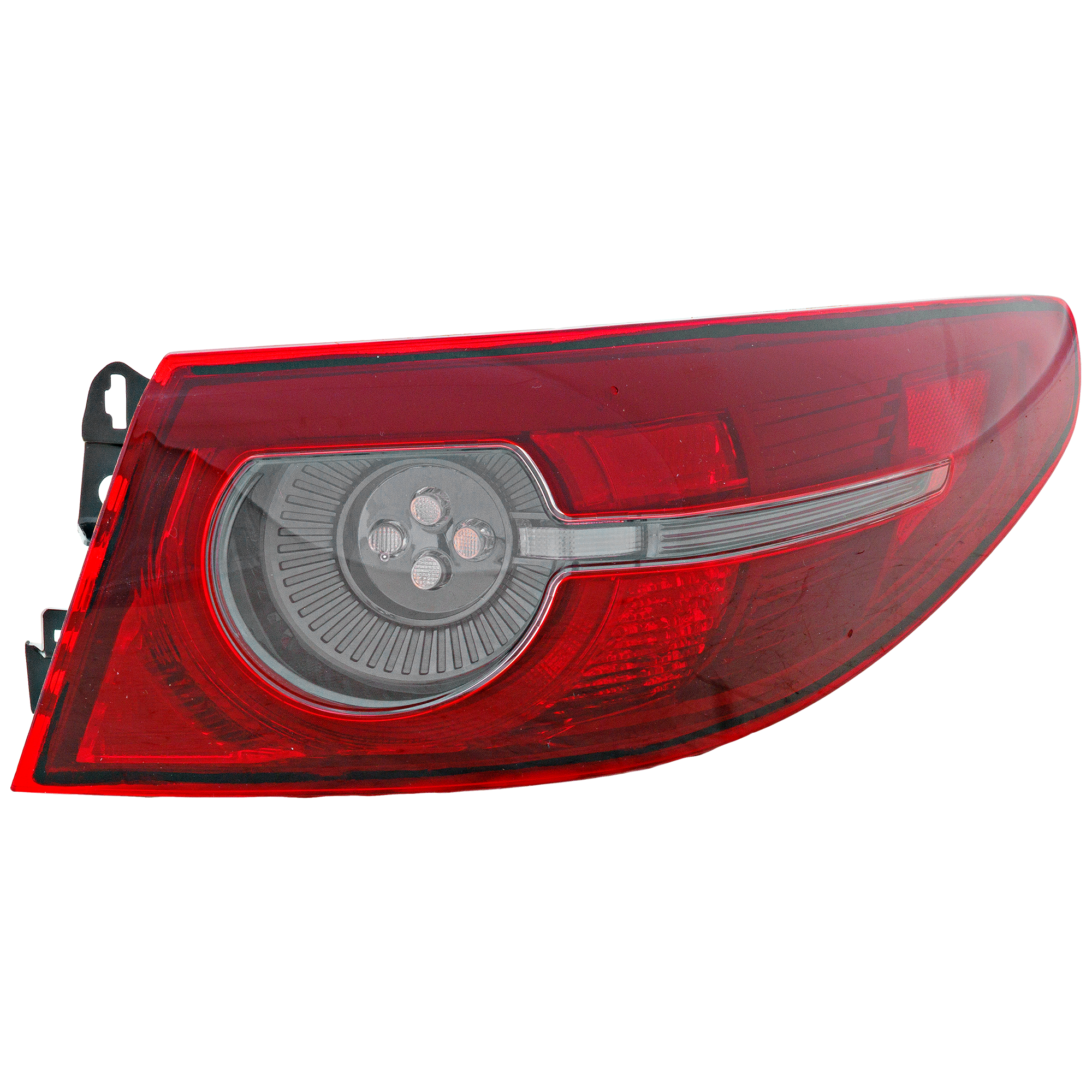 AM MAZDA 3-19-21 TAIL LAMP RH Outer Assembly LED w o Signature Lighting Sedan SKU RM73010095A Partslink MA2805132 OEM BCJH51150A