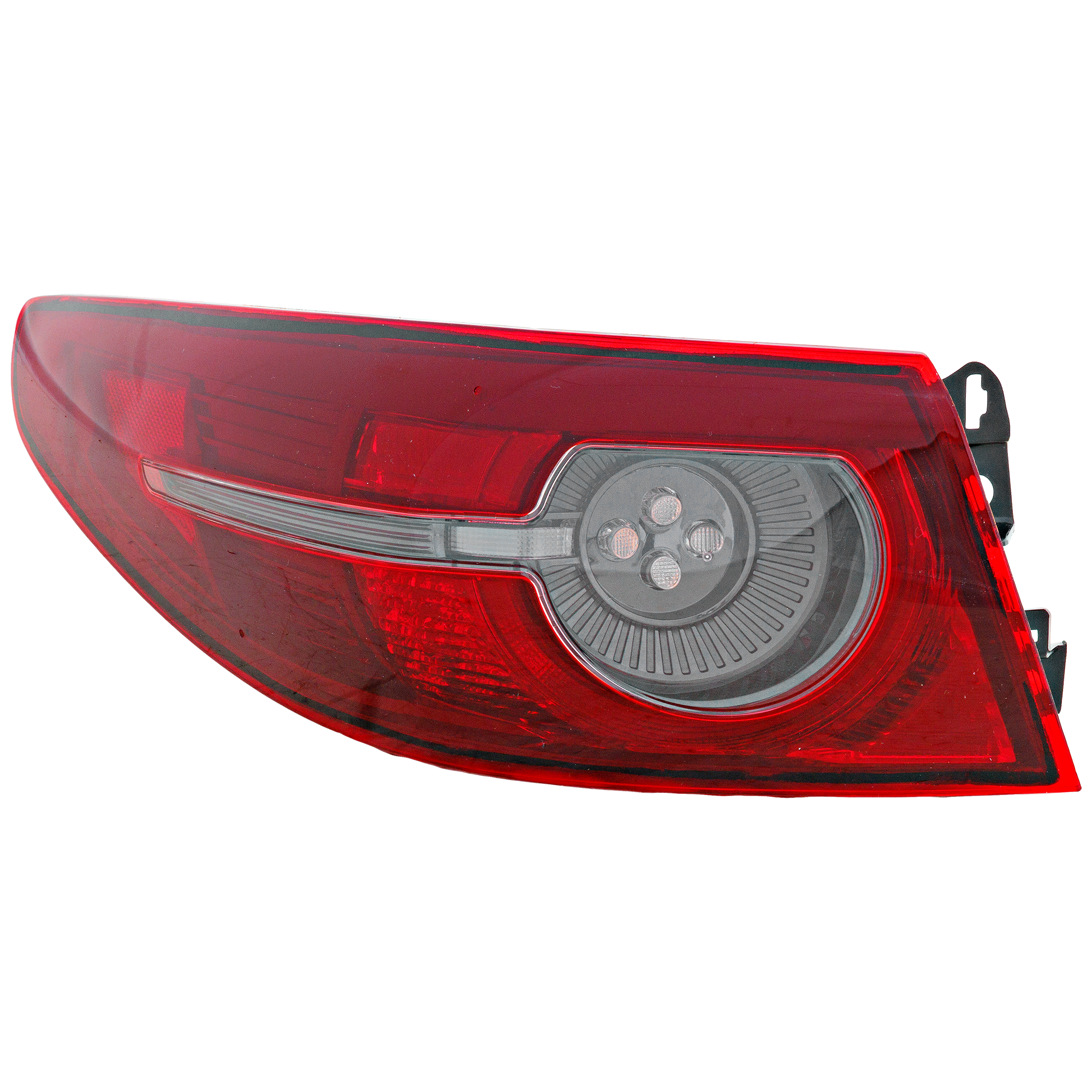 AM MAZDA 3-19-21 TAIL LAMP LH Outer Assembly LED w o Signature Lighting Sedan SKU RM73010096A Partslink MA2804132 OEM BCJH51160A