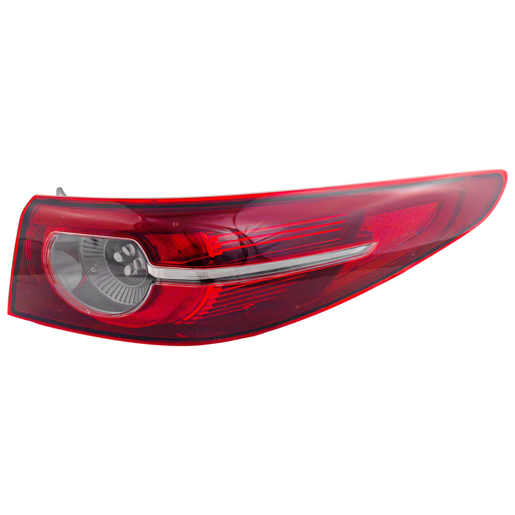 AM MAZDA 3-19-21 TAIL LAMP RH Outer Assembly LED w Signature Lighting Sedan SKU RM73010105A Partslink MA2805134 OEM BCJJ51150