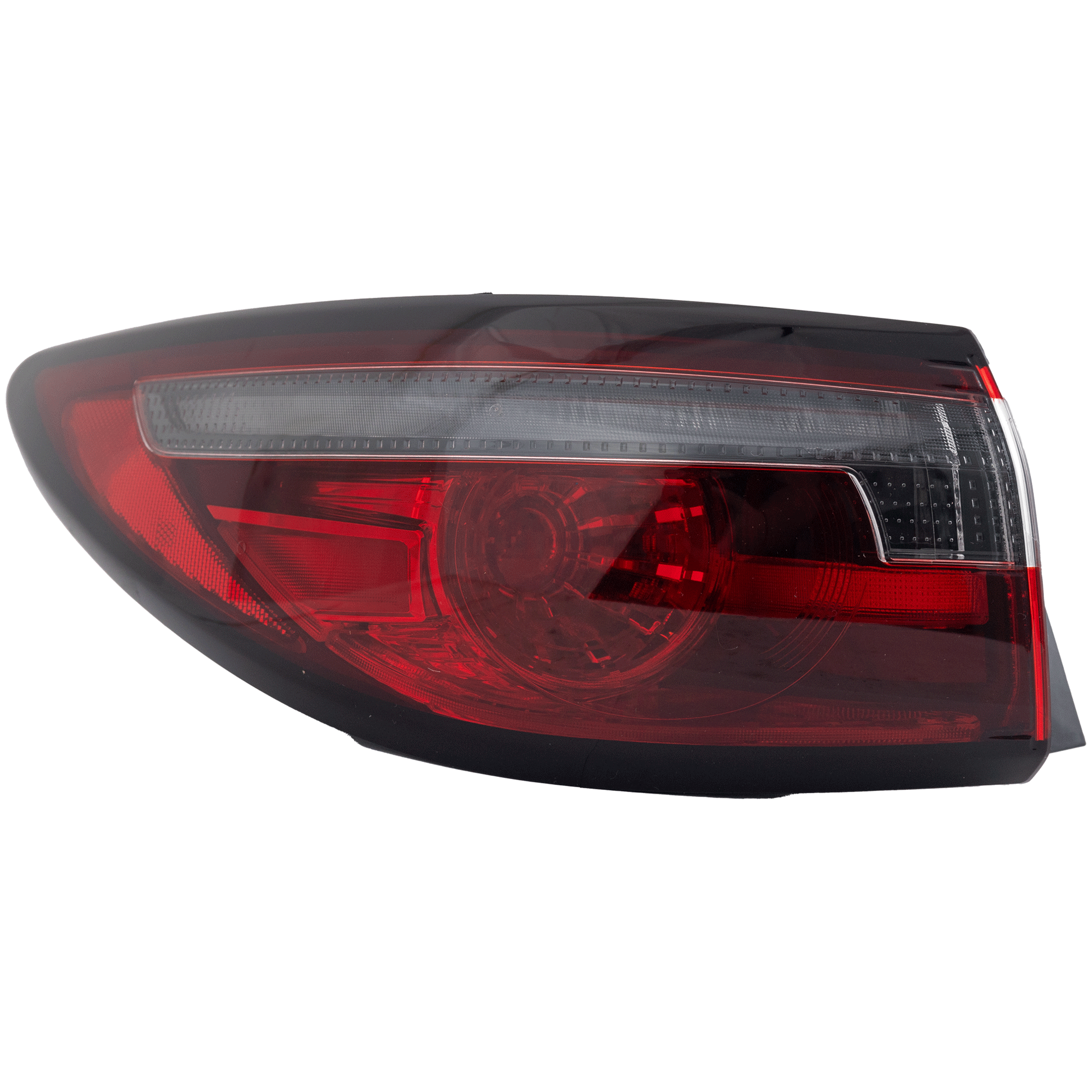 AM MAZDA 6-18-21 TAIL LAMP LH Outer Assembly LED w Signature Lighting CAPA SKU RM73010110AQ Partslink MA2804128C OEM GRF851160B