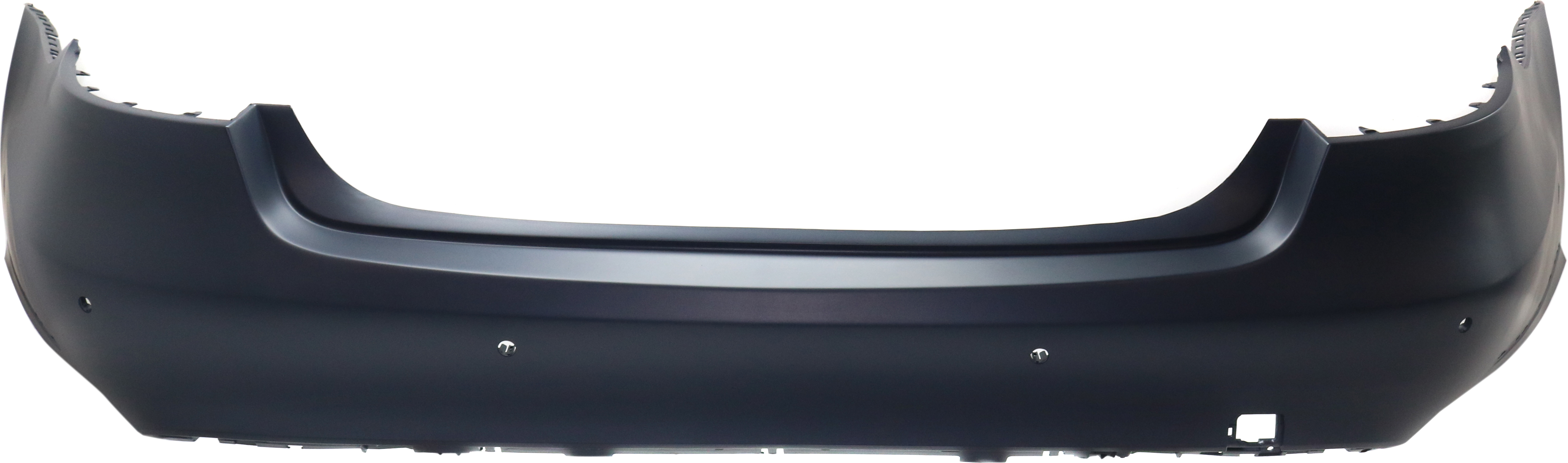 AM E CLASS 14-16 REAR BUMPER COVER Primed w o AMG Styling Pkg and Night Pkg w Ptronic Holes Sdn SKU RM76010008P Partslink MB1100335 OEM 21288583259999