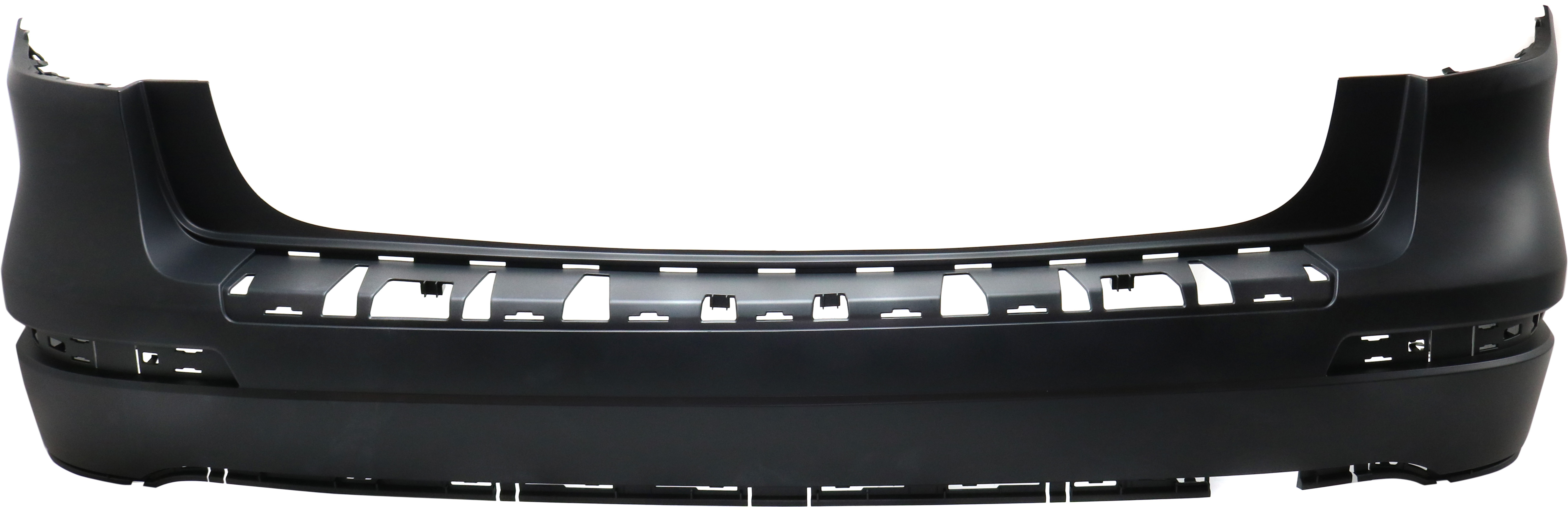 AM GL CLASS 13-16 REAR BUMPER COVER Primed Exc. GL63 AMG Model w o AMG Styling Pkg w o Parktronic Holes CAPA SKU RM76010019PQ Partslink MB1100331C OEM 16688521259999