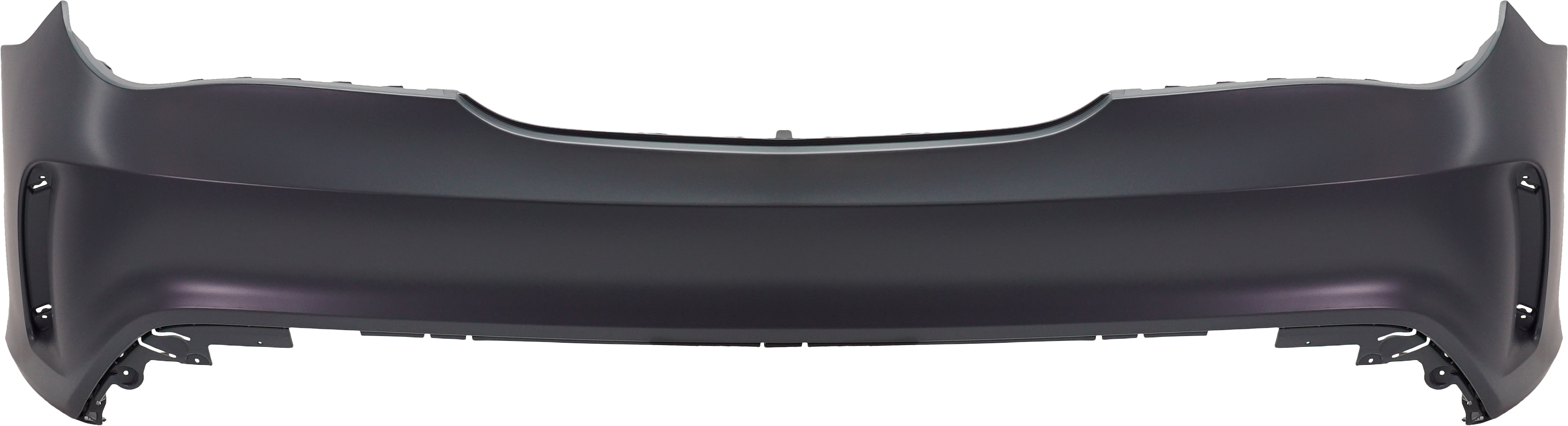 AM CLA45 CLA250-17-19 REAR BUMPER COVER Primed w AMG Styling Pkg w o Active Park Assist Sensor Holes SKU RM76010034P Partslink MB1100412 OEM 11788043019999