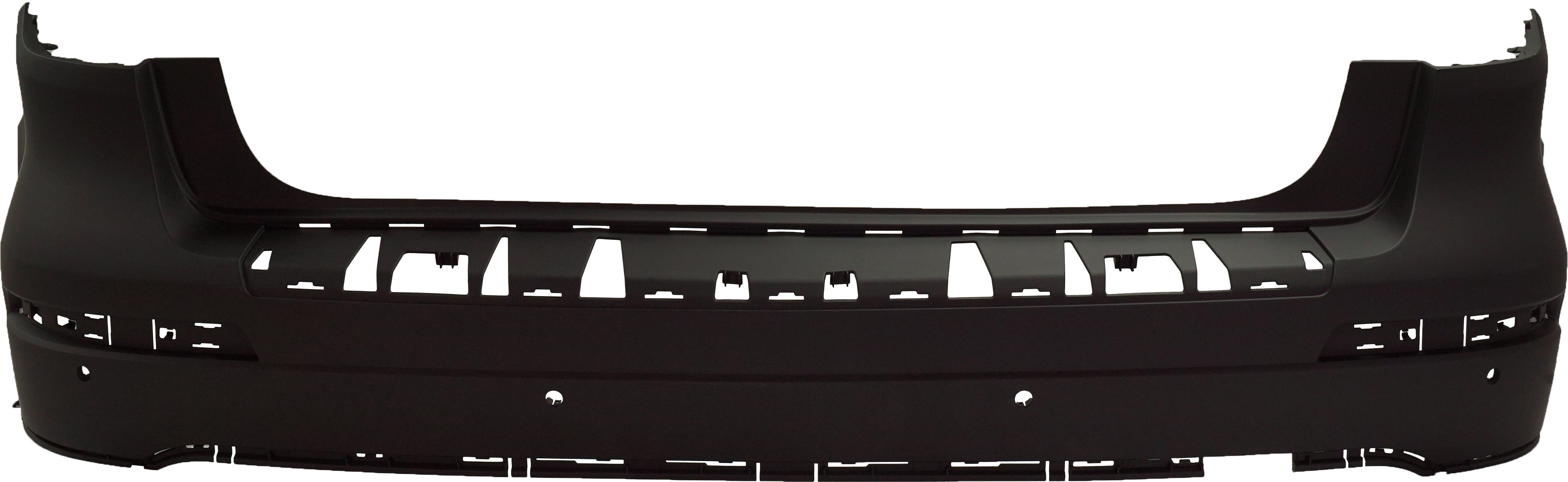 AM GLS450-17-19 REAR BUMPER COVER Primed w o Sport Pkg w Active Park Assist Sensor Holes SKU RM76010038P Partslink MB1100409 OEM 16688502009999
