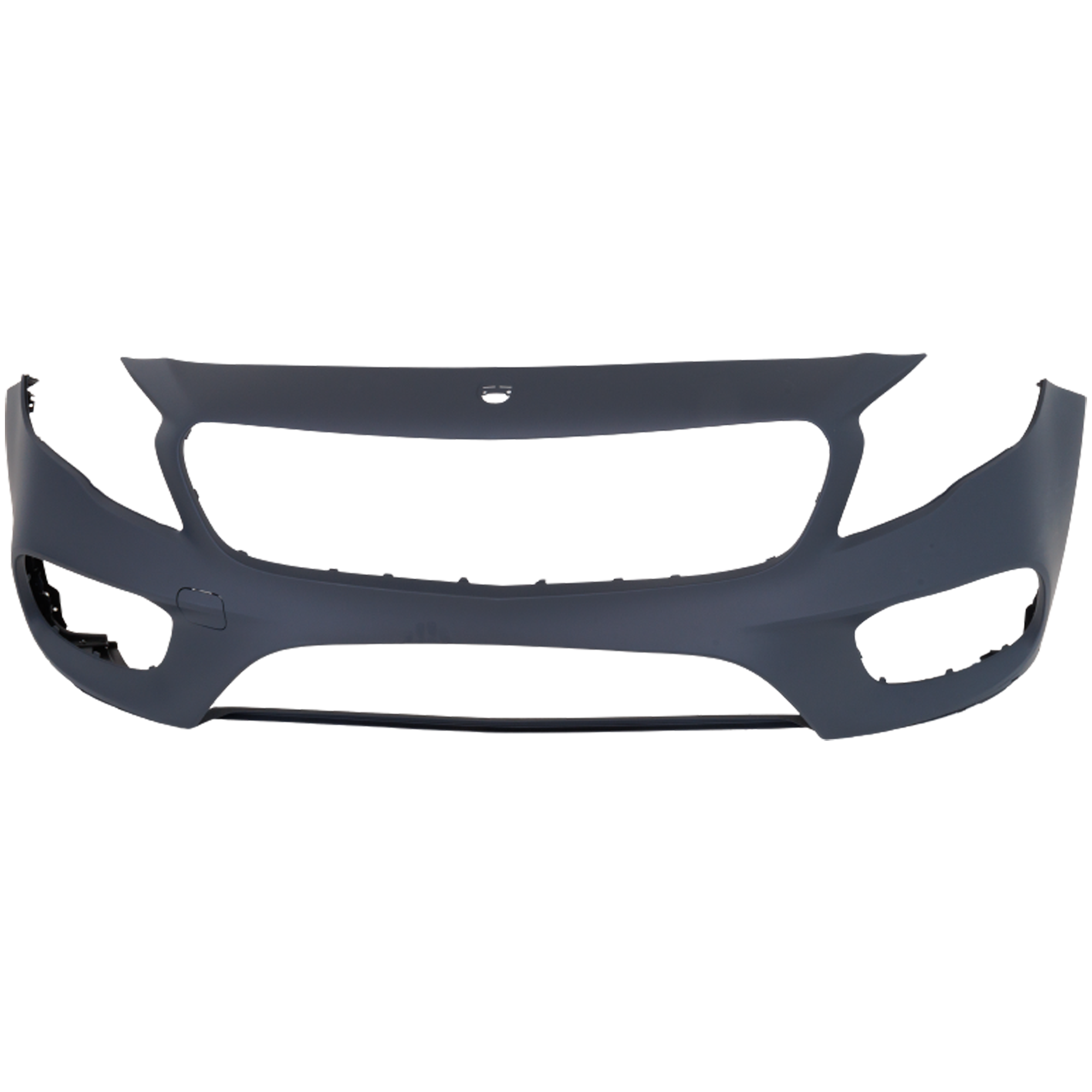 AM GLA250-18-20 FRONT BUMPER COVER Primed w AMG Styling Pkg. w o Parktronic w o Front View Camera SKU RM76010052P Partslink MB1000582 OEM 15688092019999