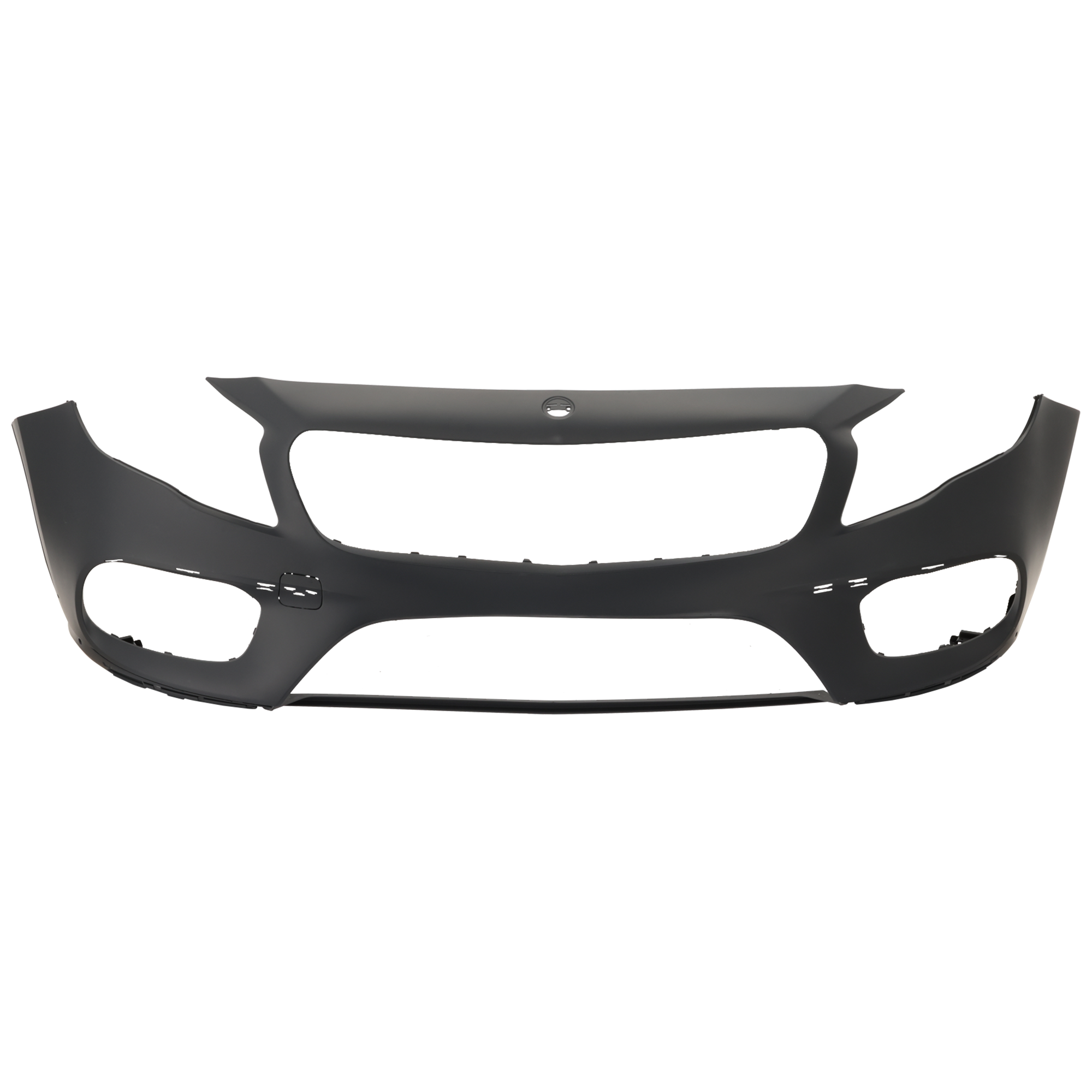 AM GLA45 AMG 18-19 FRONT BUMPER COVER Primed w o Parktronic w Night Pkg. SKU RM76010057P Partslink MB1000585 OEM 15688097019999