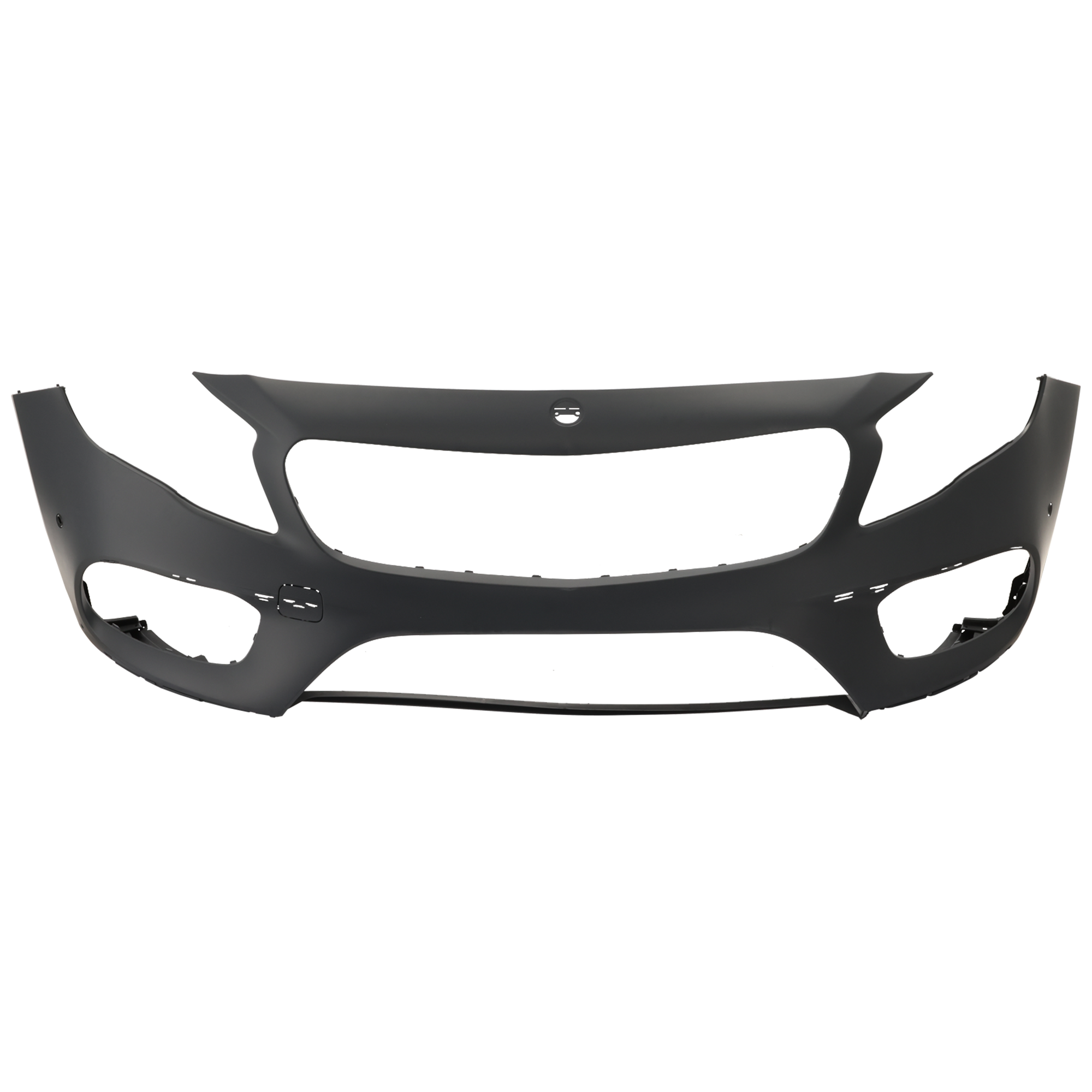 AM GLA45 AMG 18-19 FRONT BUMPER COVER Primed w Parktronic w o Night Pkg. SKU RM76010058P Partslink MB1000586 OEM 15688095019999