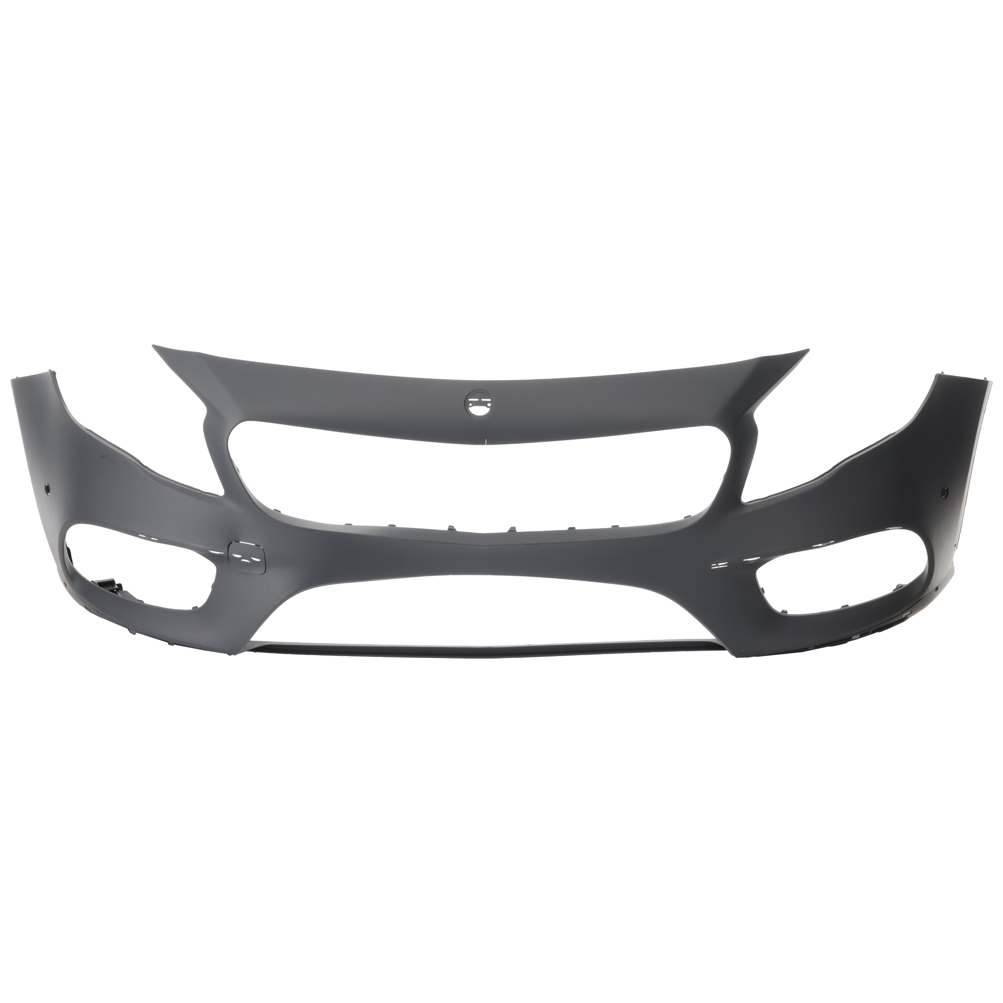 AM GLA45 AMG 18-19 FRONT BUMPER COVER Primed w Parktronic w Night Pkg. SKU RM76010059P Partslink MB1000587 OEM 15688099019999