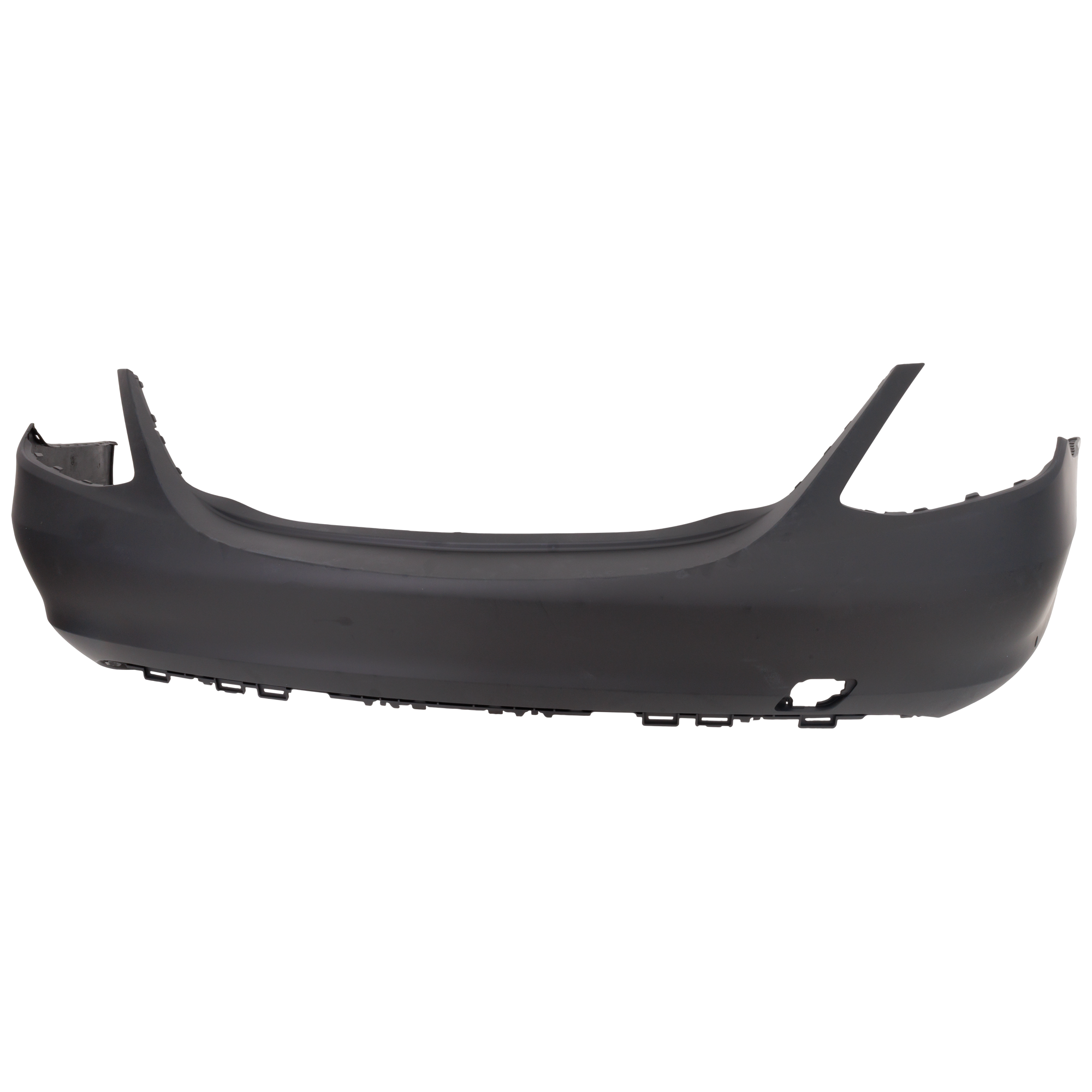 AM C300-19-21 REAR BUMPER COVER Primed w o AMG Styling Package w Active Park Assist Sensor Holes Sedan CAPA SKU RM76010063PQ Partslink MB1100441C OEM 20588009099999