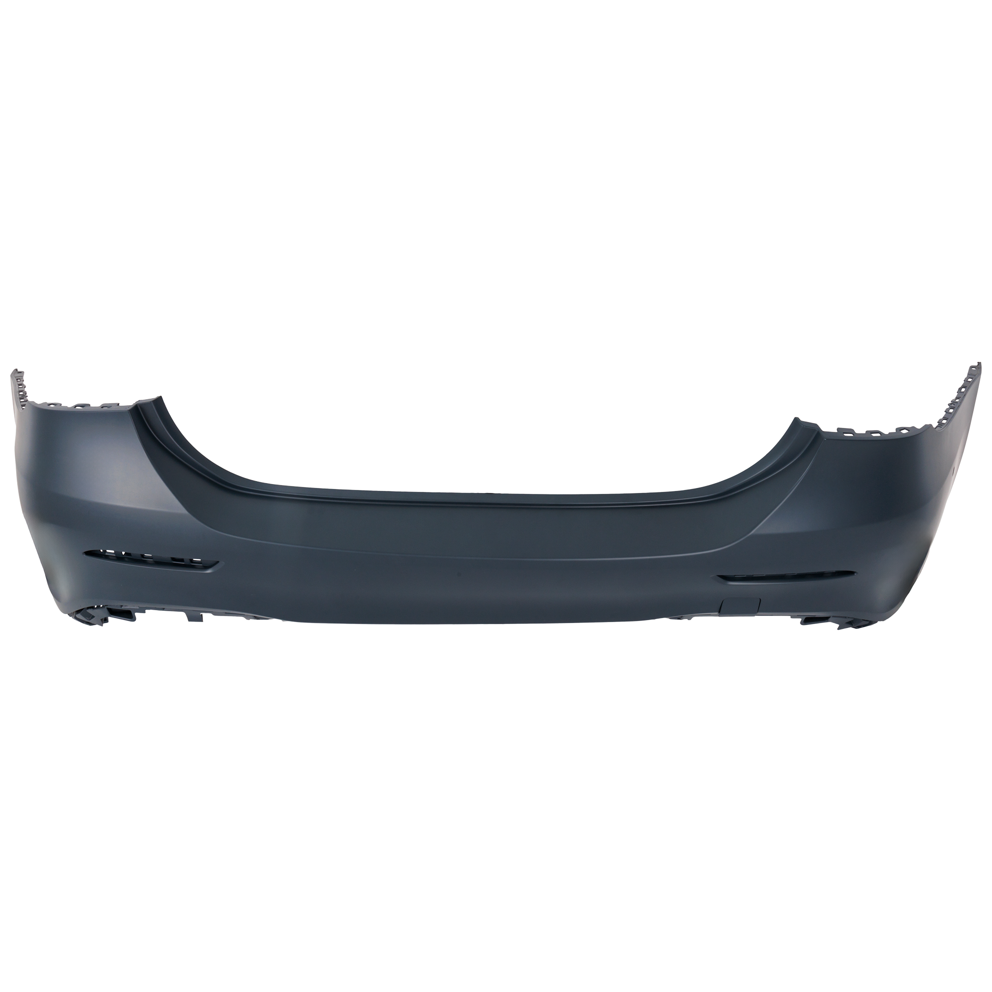 AM A220-19-22 REAR BUMPER COVER Primed w o AMG Pkg w o Active Park Assist Sensor Holes SKU RM76010070P Partslink MB1100446 OEM 17788006009999