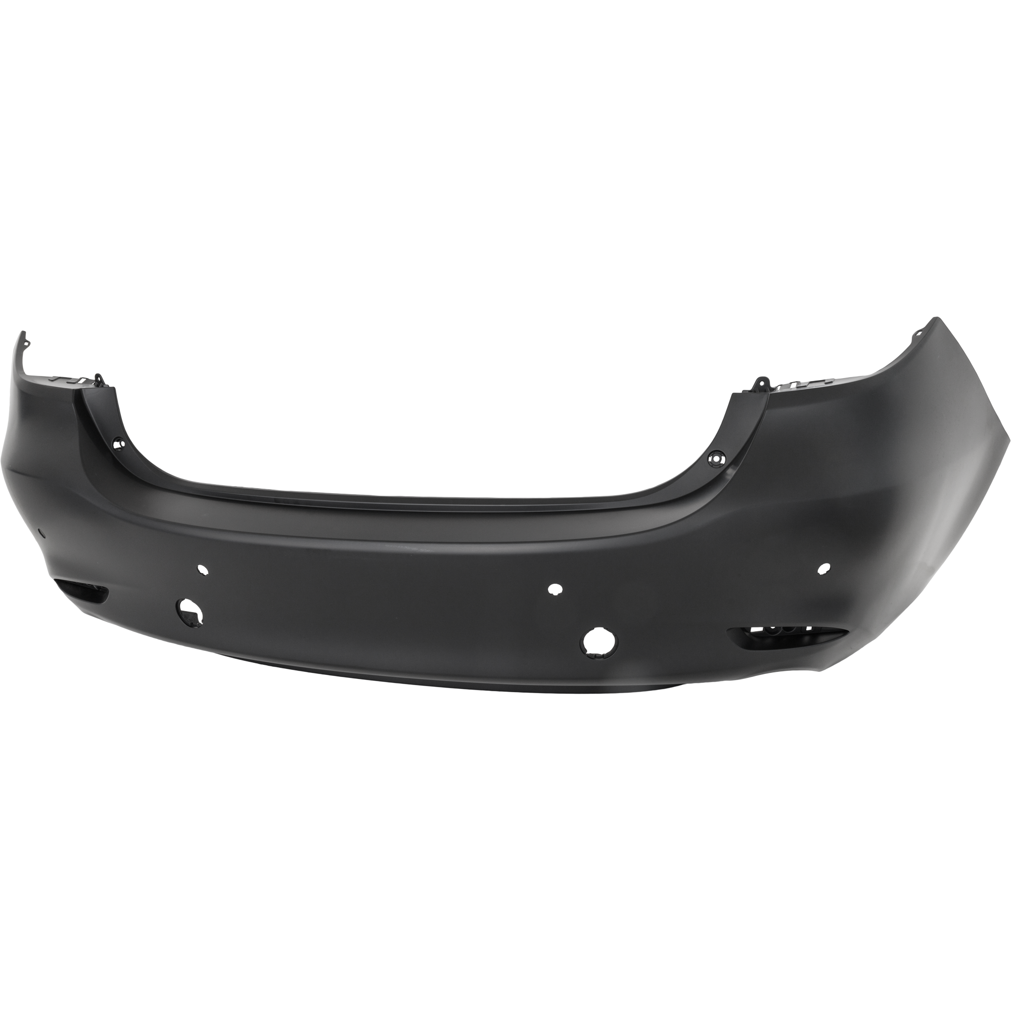 AM MAZDA 6-18-21 REAR BUMPER COVER Primed w Black Trim w Parking Aid Sensor Holes SKU RM76010082P Partslink MA1100228 OEM GSK250221ABB