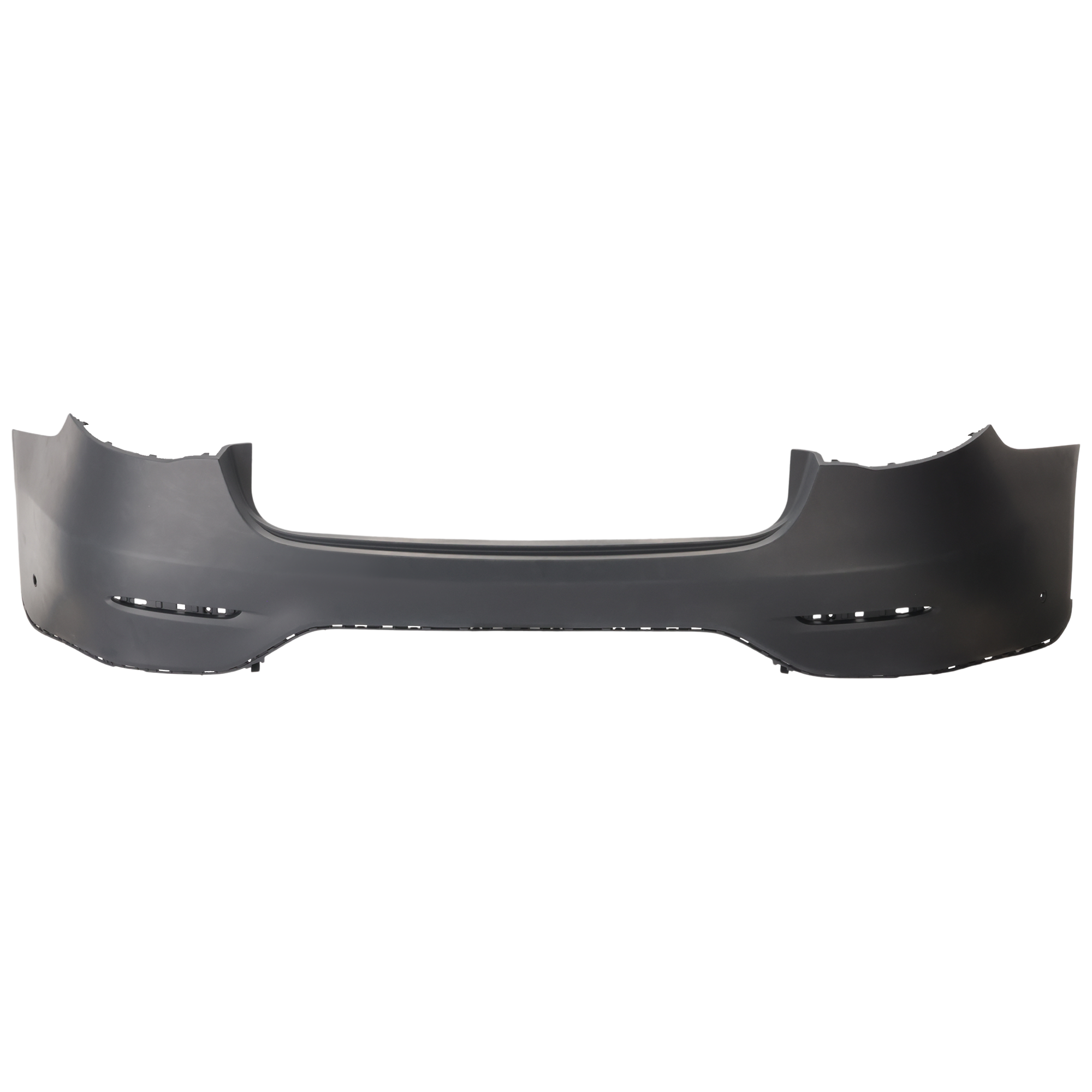 AM GLC CLASS 17-19 REAR BUMPER COVER Primed w Active Park Assist Sensor Hole SKU RM76010089P Partslink MB1100422 OEM 25388507019999