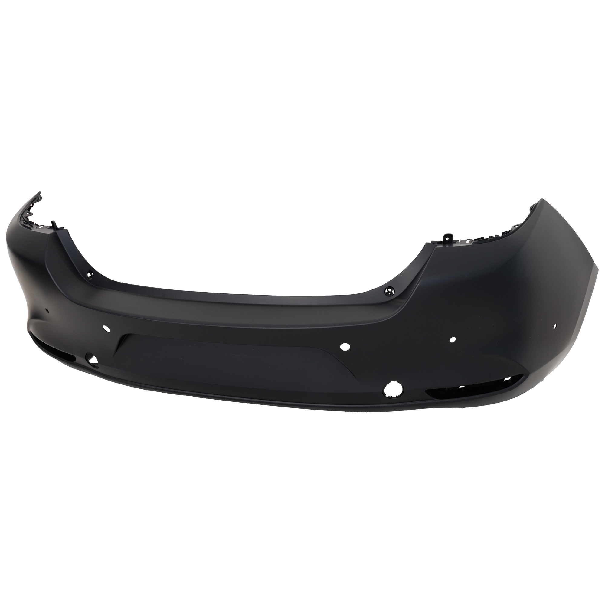 AM MAZDA 3-19-20 REAR BUMPER COVER Upper Primed Lower Textured w Parking Sensors w Blind Spot Detection Mexico Built Vehicle Base Model SKU RM76010100P Partslink MA1100233 OEM BDTW50221BBB