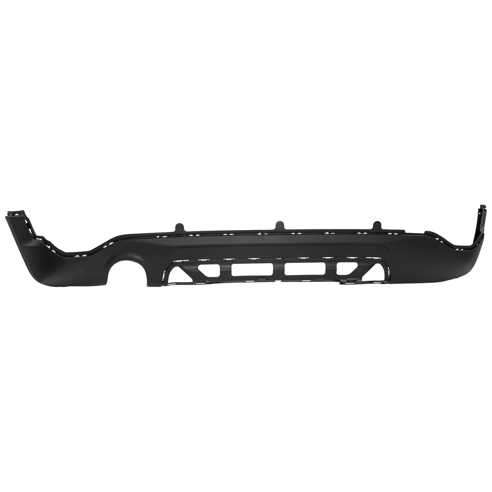 AM COOPER COUNTRYMAN 21-21 REAR BUMPER COVER Lower Textured Base Model w o PDC Sensor Holes JCW Pkg SKU RM76010111 Partslink MC1115109 OEM 51129477897
