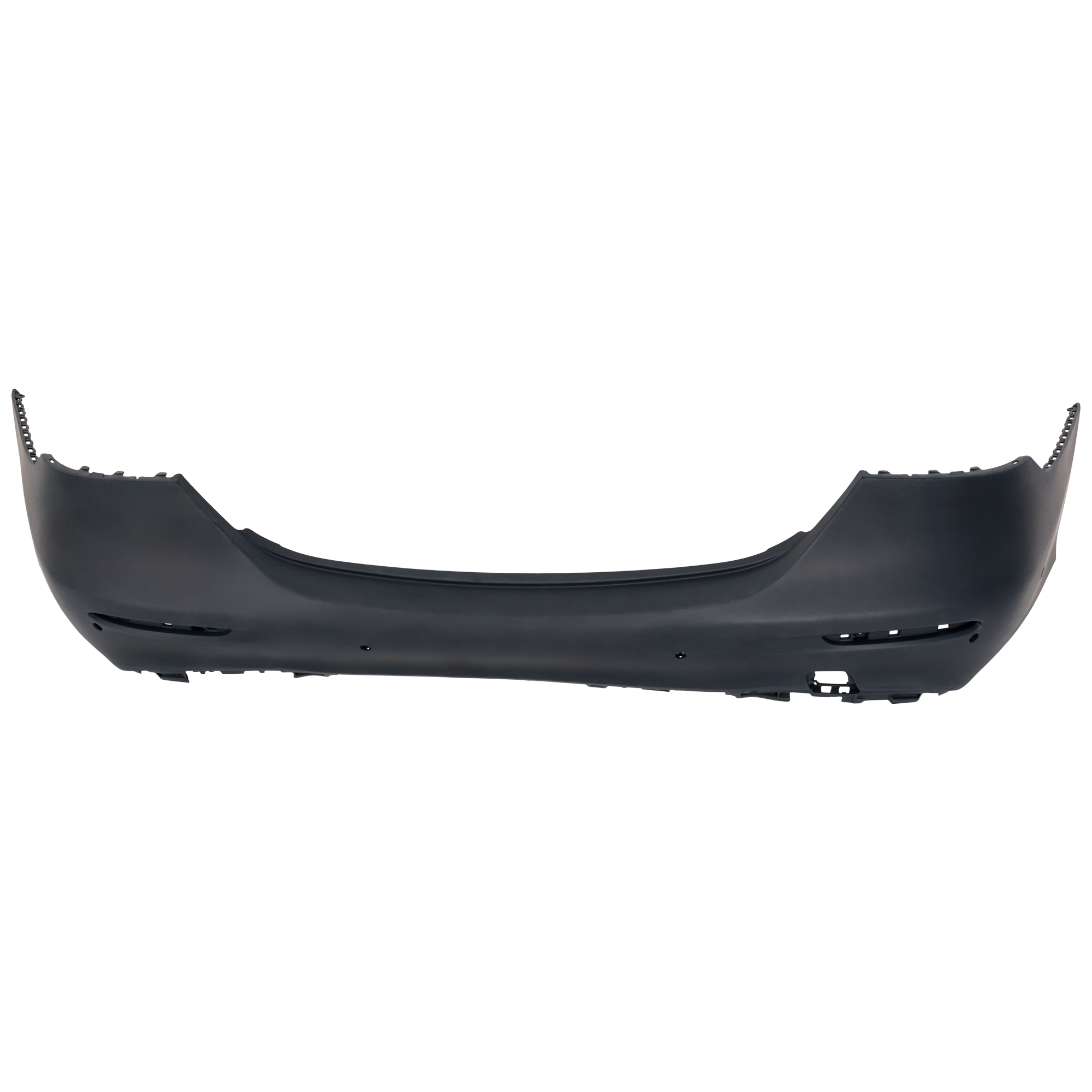 AM E CLASS 21-22 REAR BUMPER COVER Primed E350 E450 w AMG Styling Pkg w Active Parking Assist Sensor Holes Sedan SKU RM76010116P Partslink MB1100462 OEM 21388544059999