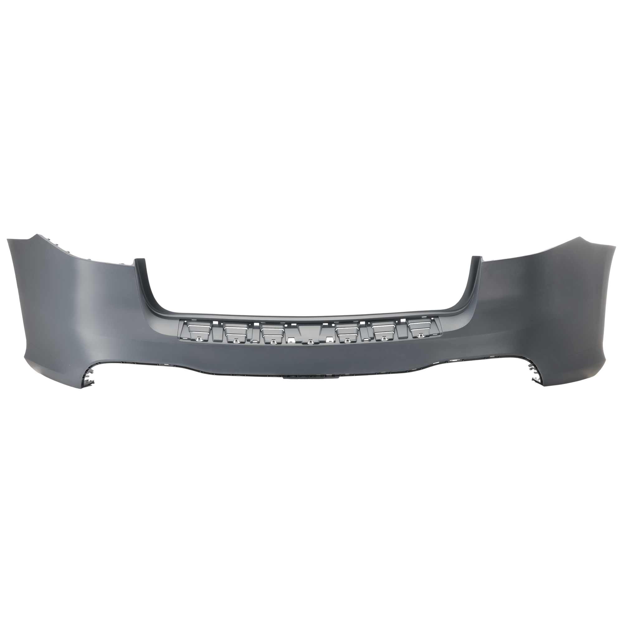 AM GLE CLASS 16-19 REAR BUMPER COVER Primed GLE300D GLE350 w AMG Styling Pkg w o Active Park Assist Sensor Holes SKU RM76010122P Partslink MB1100399 OEM 16688509389999