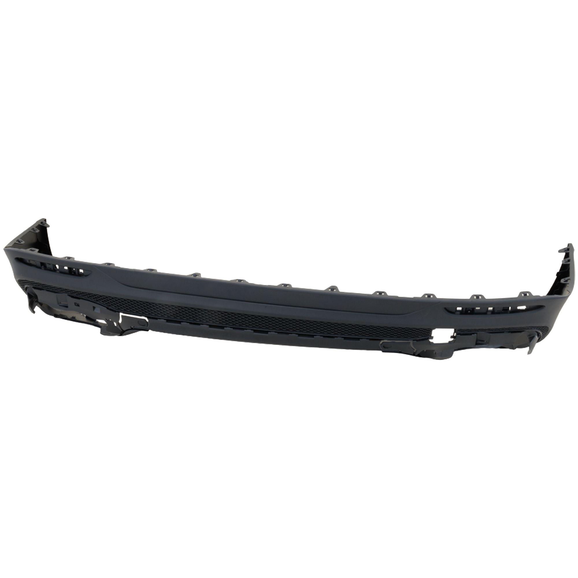 AM GLB250-20-23 GLB35 AMG 21-23 REAR BUMPER COVER Lower Textured w o Active Park Assist Sensor Holes GLB250 w AMG Body Styling SKU RM76010124 Partslink MB1115131 OEM 2478858402