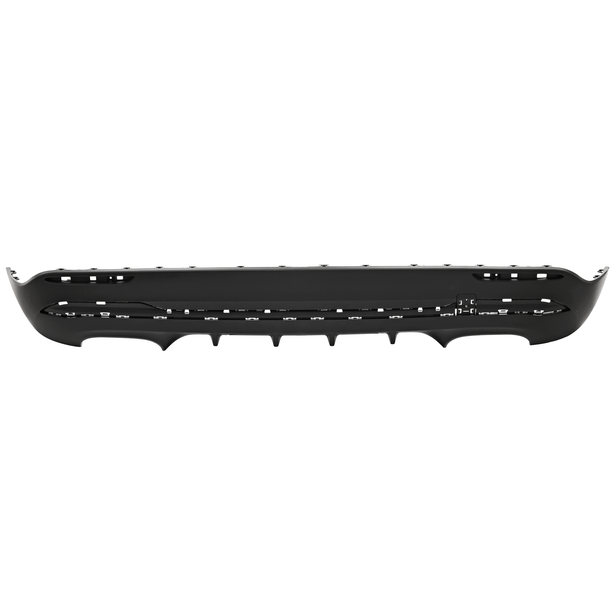 AM GLA GLASS 21-23 REAR BUMPER COVER Textured Lower w o Active Park Assist Sensor Holes GLA 250 w AMG Pkg SKU RM76010148 Partslink MB1115135 OEM 2478809203