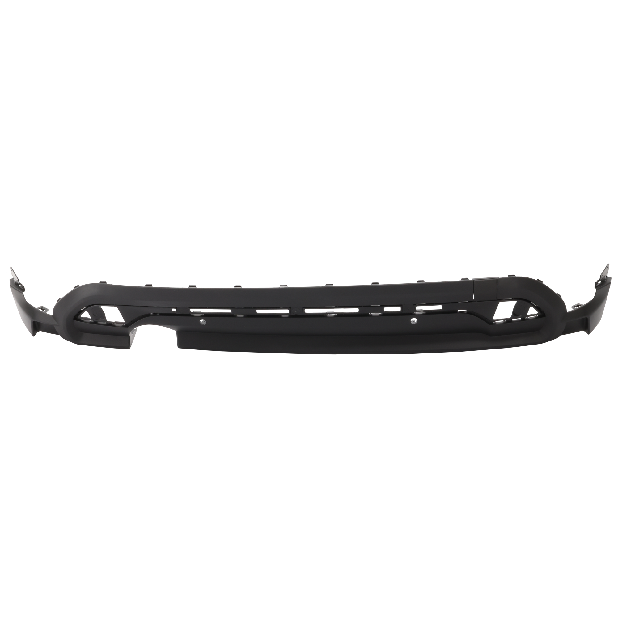 AM COOPER 22-23 REAR BUMPER COVER Lower Panel Textured Black w Park Distance Assist Sensor Holes w o John Cooper Works Package Base Model SKU RM76010164 Partslink MC1195108 OEM 51125A3C9B1