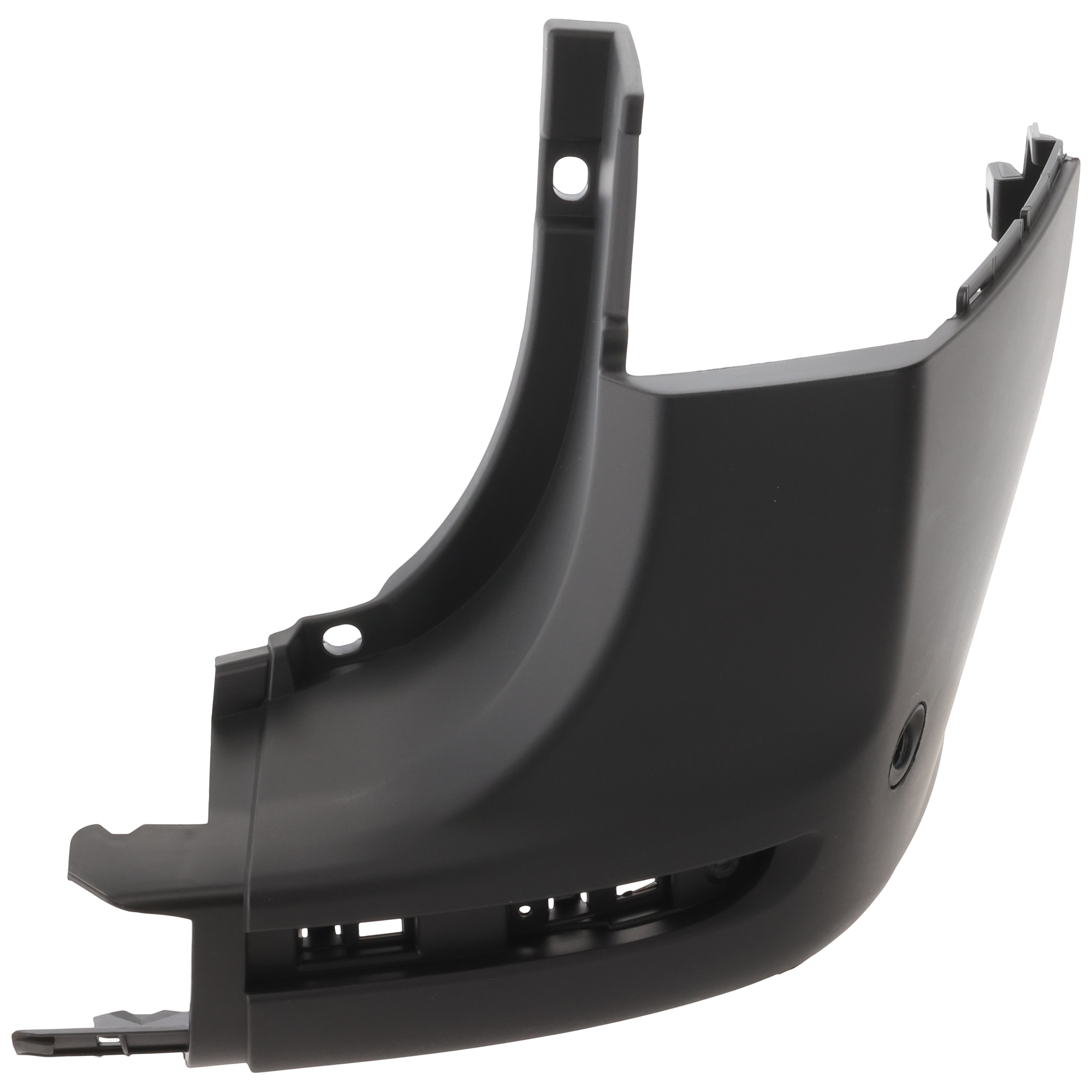 AM MERCEDES BENZ SPRINTER 19-22 REAR BUMPER END RH Textured Black w Blind Spot Detection w Parking Aid Sensor Holes SKU RM76110009 Partslink MB1117102 OEM 90788545009K83