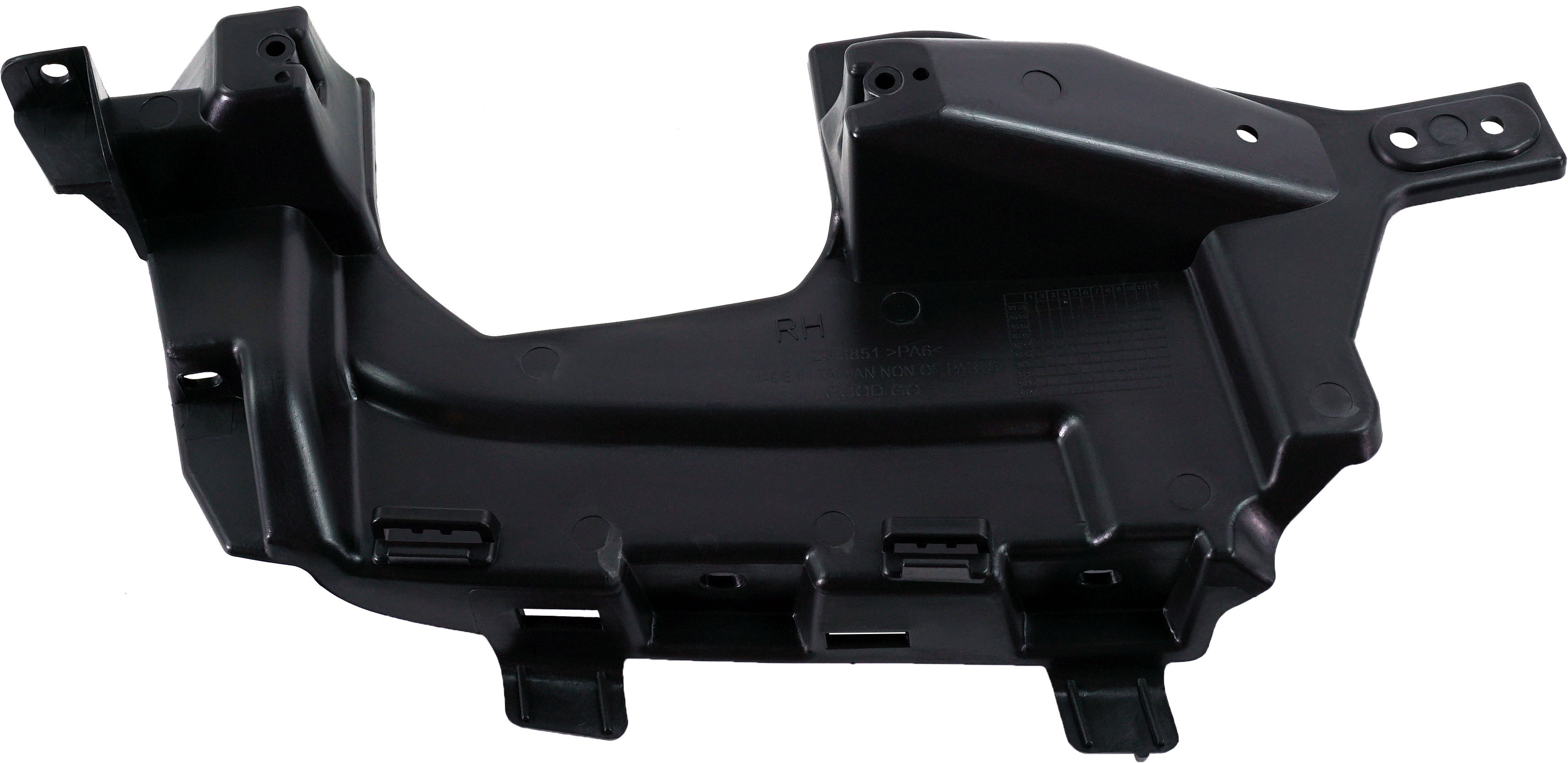 AM S550 S600-14-17 REAR BUMPER BRACKET RH Tailpipe Bracket Sedan w AMG Styling Package SKU RM76270009 Partslink MB1163102 OEM 2228851665