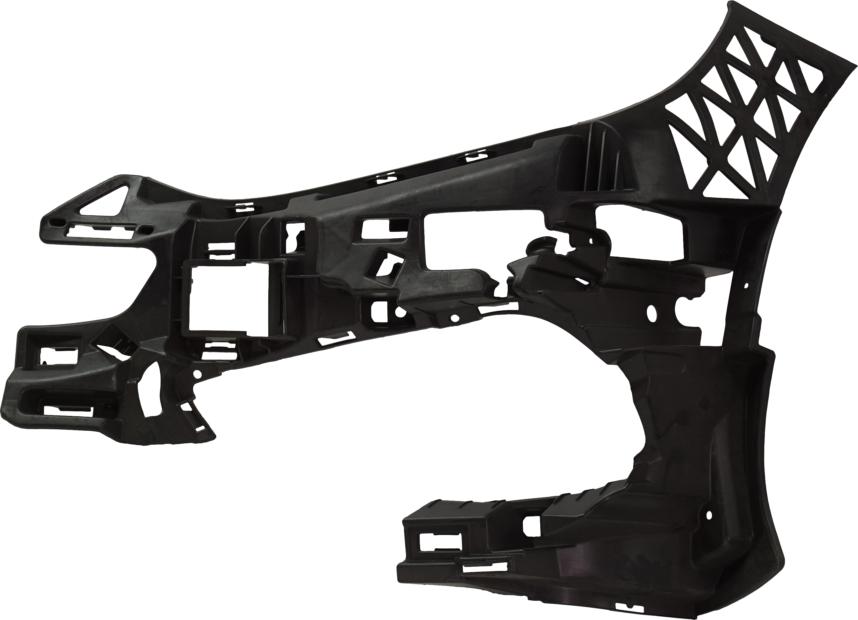 AM E CLASS 14-16 FRONT BUMPER BRACKET LH Cover Support Sedan Wagon Exc. E63 AMG Model w AMG Styling Pkg SKU RM76270030 Partslink MB1042114 OEM 2128854765