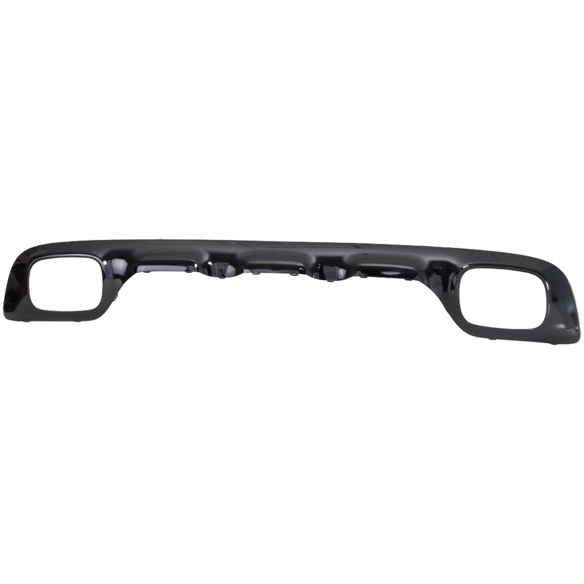 AM GLA250-18-20 REAR BUMPER MOLDING Plastic Black w Night Package w AMG Package SKU RM76350020 Partslink MB1195148 OEM 1568855301