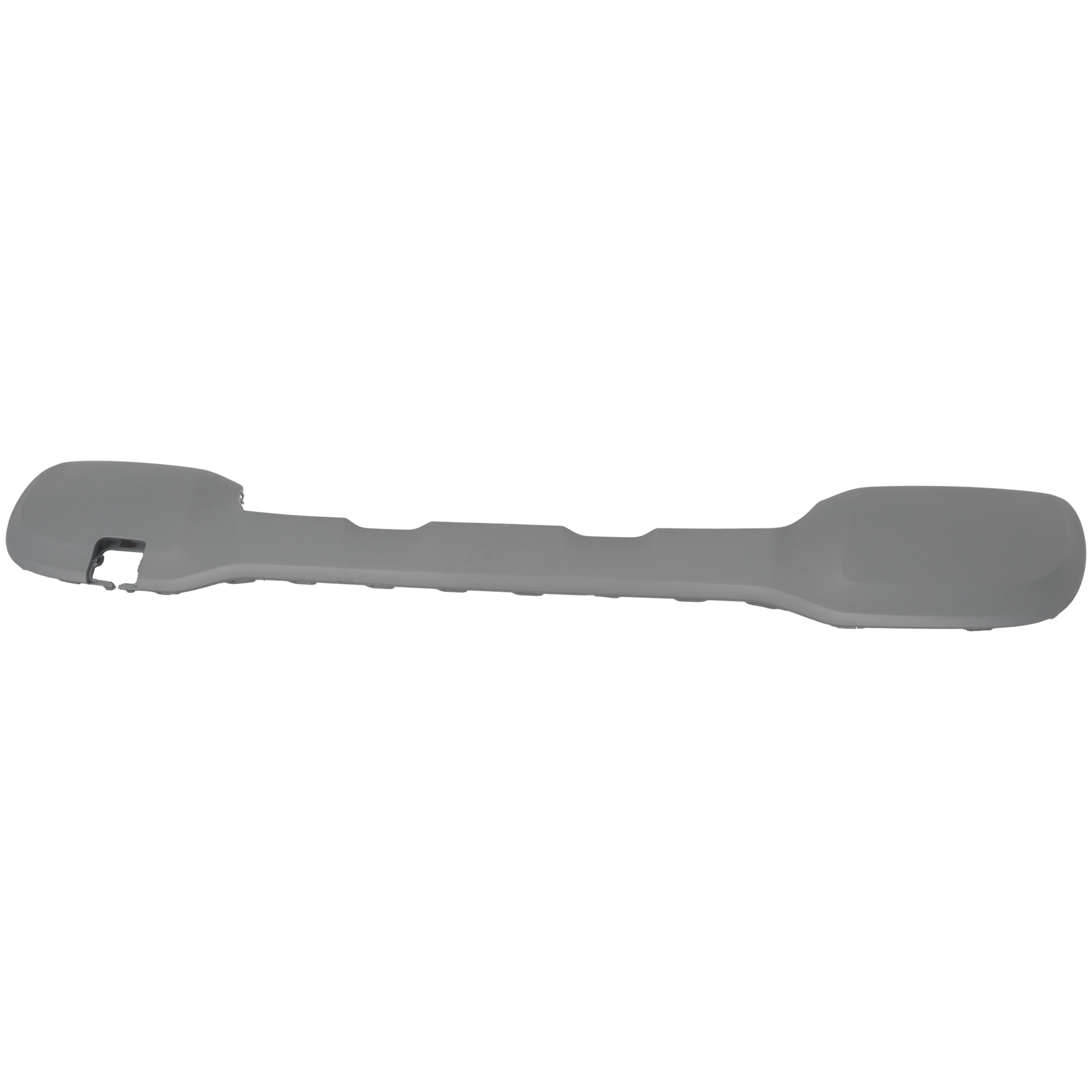 AM GLA250-18-20 REAR BUMPER MOLDING Textured Silver Gray w o AMG Package w o Night Package CAPA SKU RM76350021Q Partslink MB1195140C OEM 1568851400-1568852400