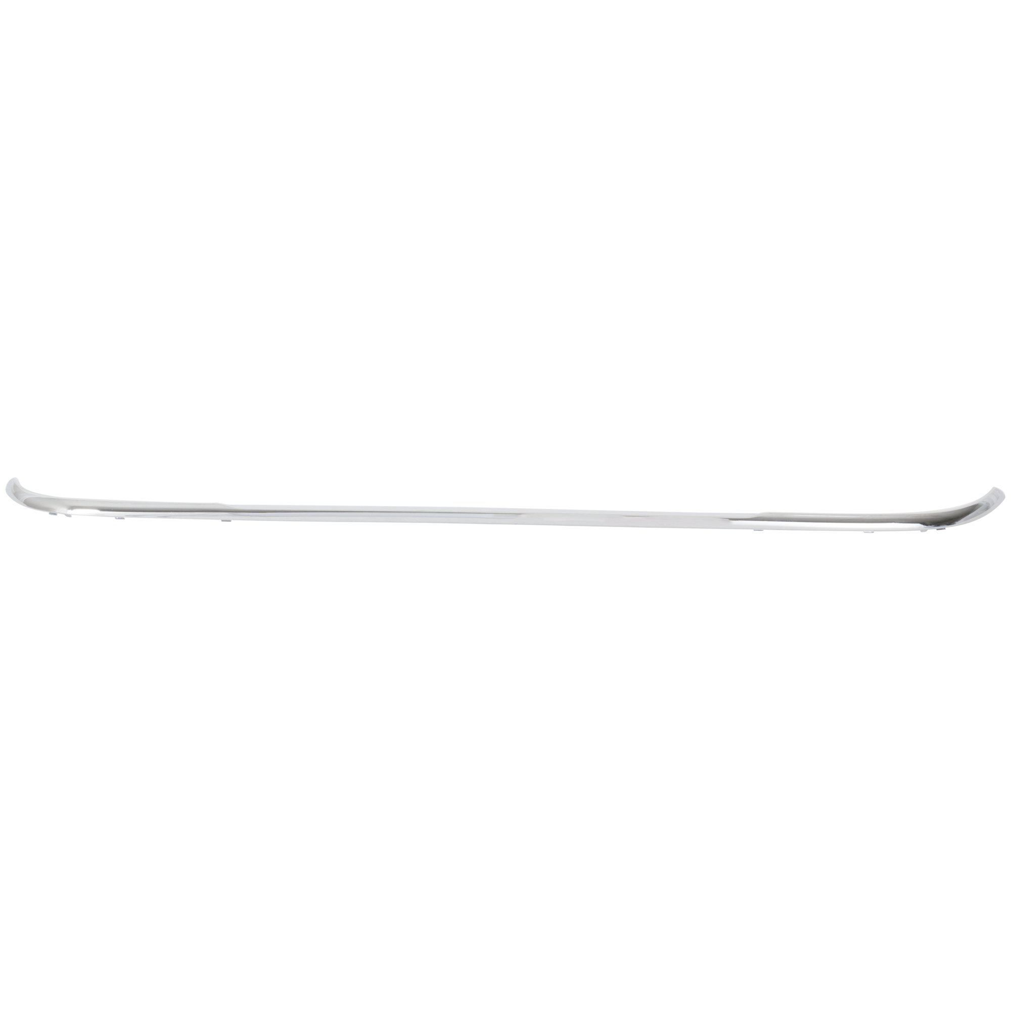 AM E CLASS 14-16 REAR BUMPER MOLDING Lower Protector Chrome w AMG Styling Package w o Night Package Sedan Wagon SKU RM76350051 Partslink MB1144126 OEM 2128854321