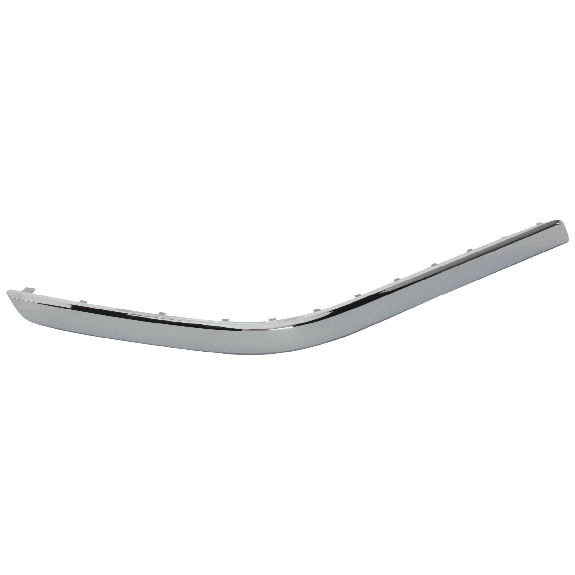 AM GLK350-10-12 REAR BUMPER MOLDING LH Cover Molding Chrome w AMG Package SKU RM76350058 Partslink MB1146122 OEM 2048851921