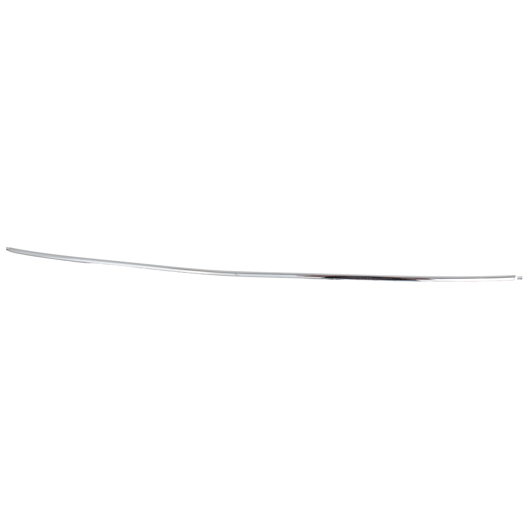 AM E CLASS 10-17 REAR BUMPER MOLDING Center Impact Strip Chrome w o AMG Package SKU RM76350062 Partslink MB1144120 OEM 2078852421