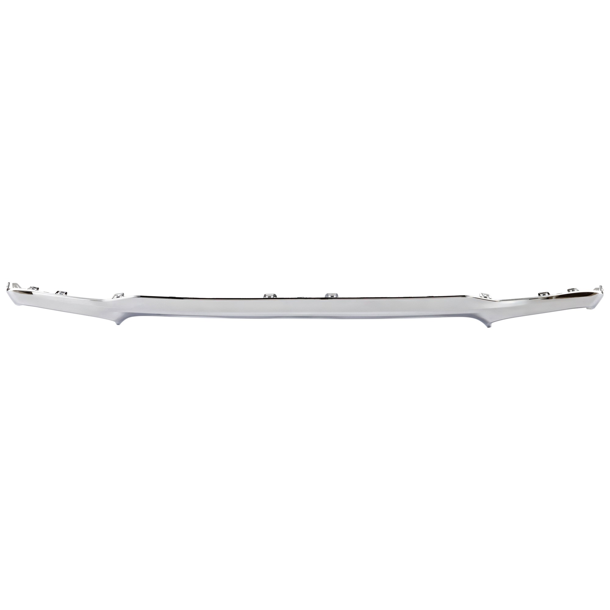 AM GLC300-16-19 REAR BUMPER MOLDING Lower Center Chrome w o AMG Body Styling SKU RM76350074 Partslink MB1144150 OEM 2538859202