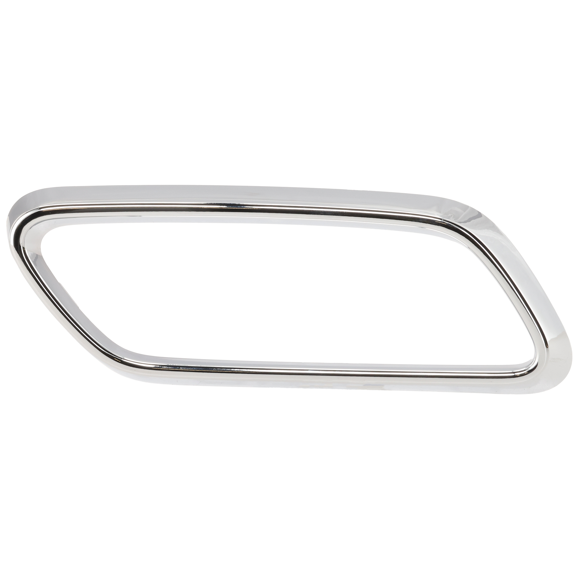 AM C300-22-25 REAR BUMPER MOLDING RH Chrome Tailpipe Bezel ABS w AMG Body Styling Sedan SKU RM76350075 Partslink MB1139115 OEM 2068858403