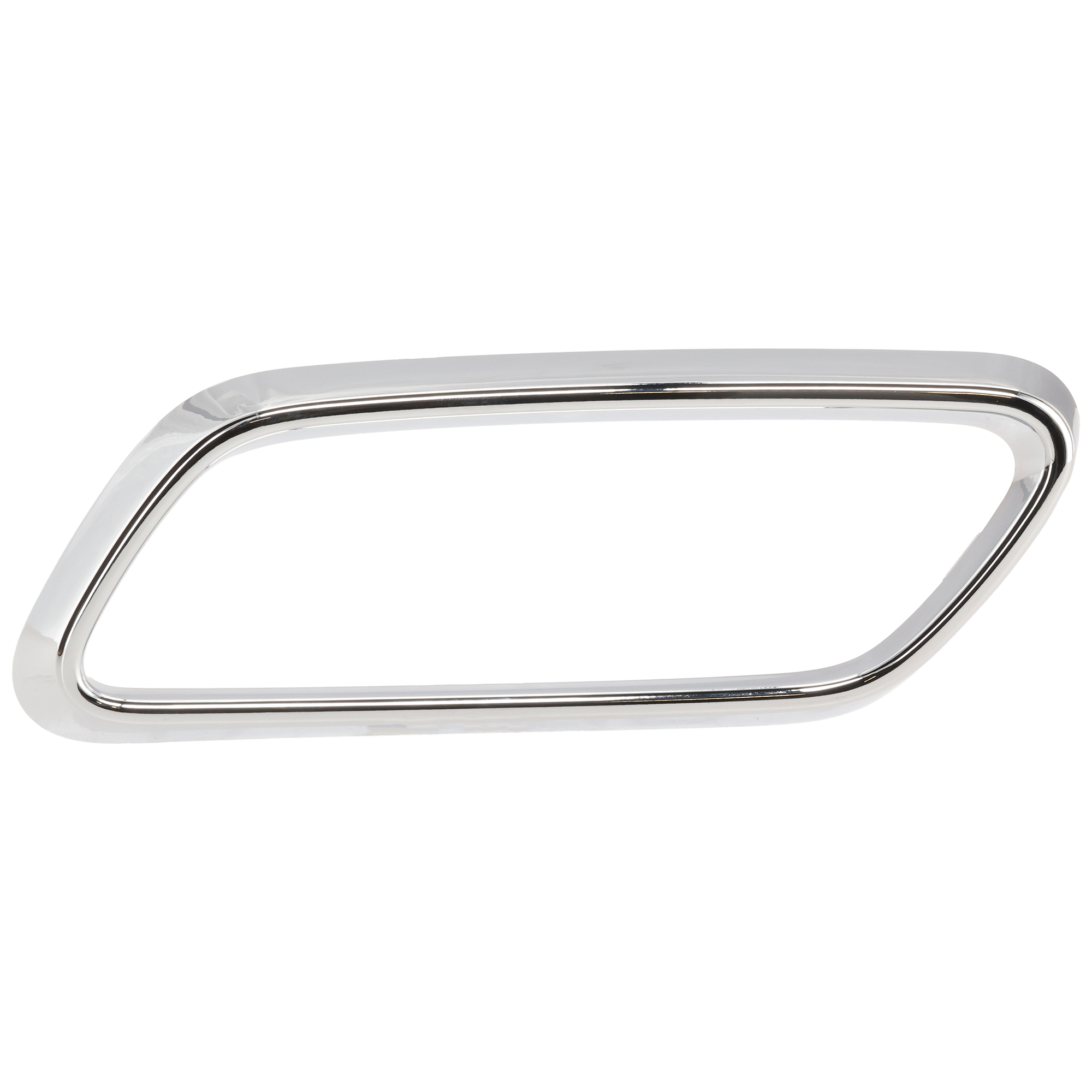 AM C300-22-25 REAR BUMPER MOLDING LH Chrome Tailpipe Bezel ABS w AMG Body Styling Sedan SKU RM76350076 Partslink MB1138115 OEM 2068858303