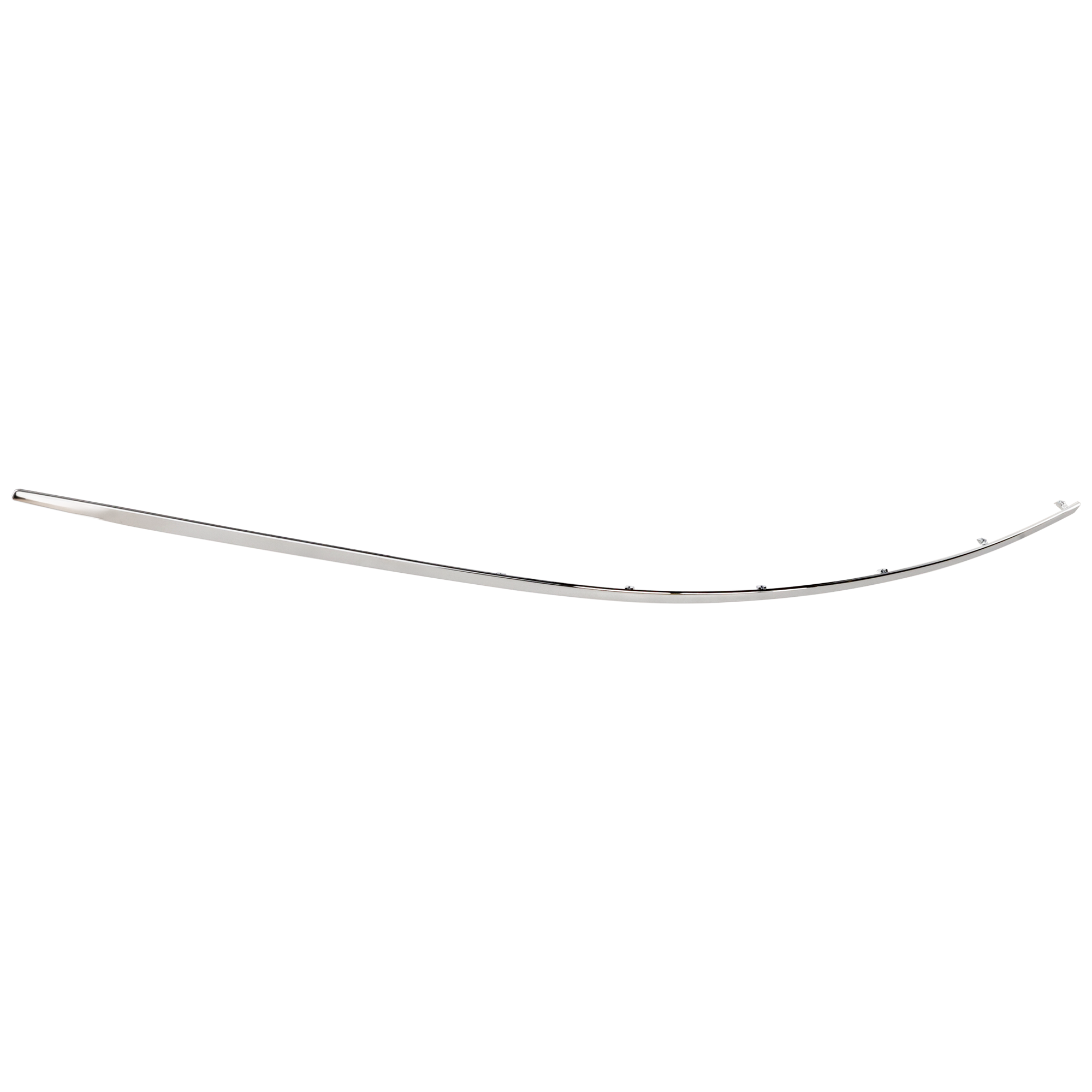 AM E350 E550-10-13 REAR BUMPER MOLDING RH Outer Impact Strip w o AMG Styling Pkg Conv 11-13 Cpe SKU RM76370005 Partslink MB1159114 OEM 2078852221