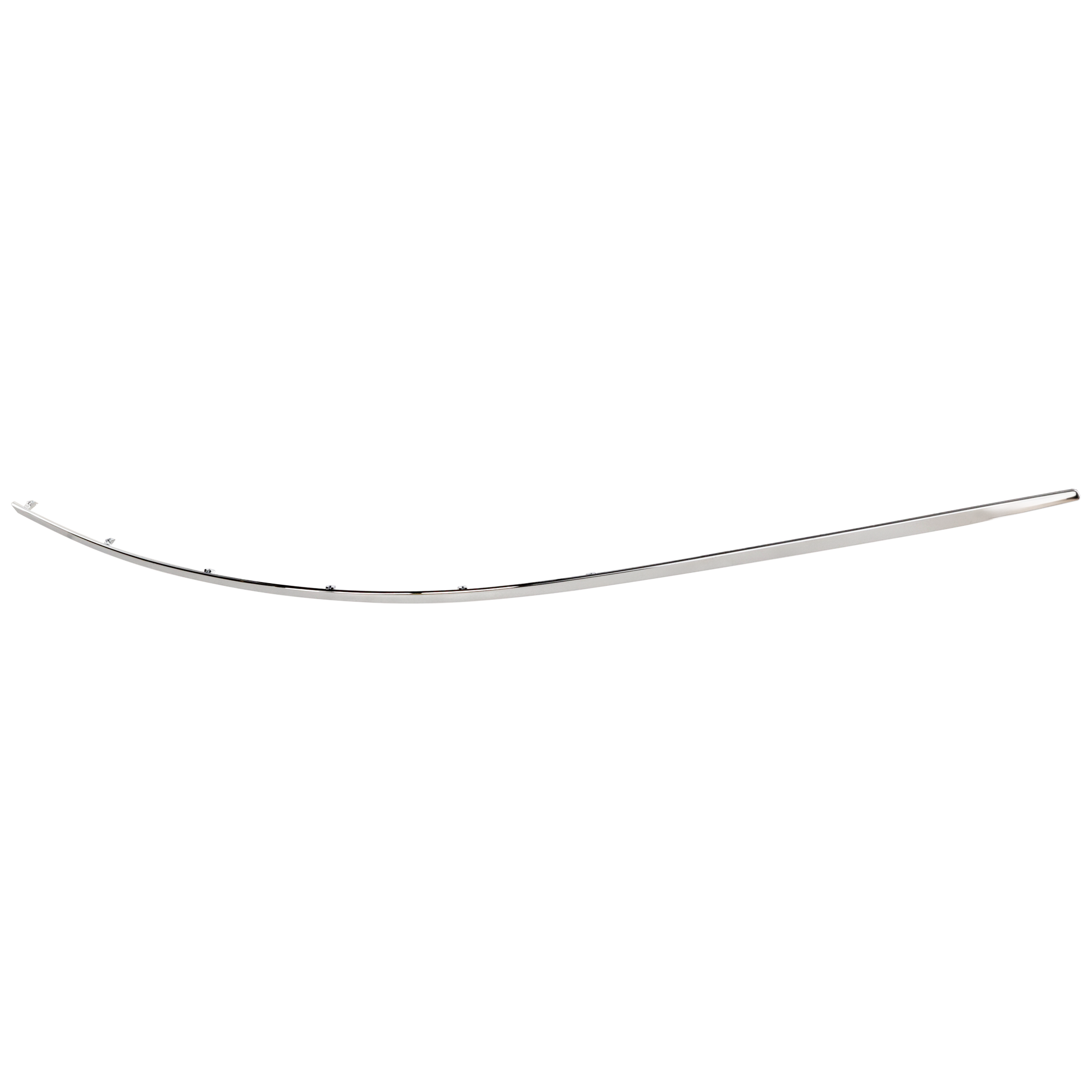 AM E350 E550-10-13 REAR BUMPER MOLDING LH Outer Impact Strip w o AMG Styling Pkg Conv 11-13 Cpe SKU RM76370006 Partslink MB1158114 OEM 2078852121