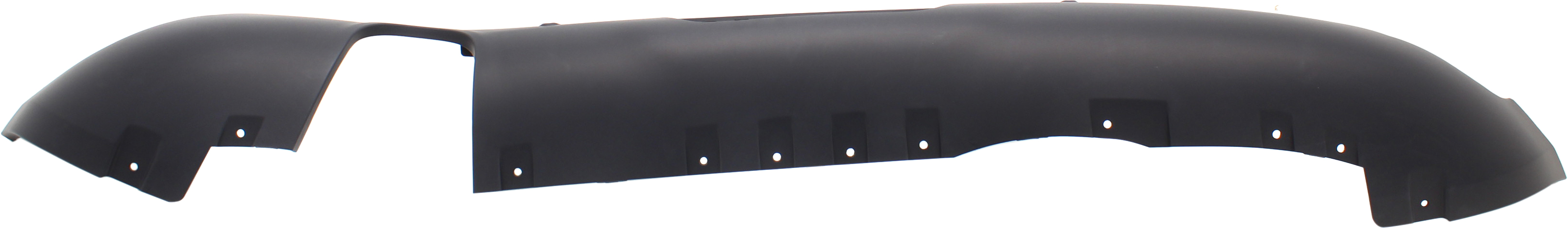 AM COOPER 15-21 REAR LOWER VALANCE Spoiler Textured Base Model w o John Cooper Works Package w Park Distance Control Sensor Holes 4 Door Hatchback CAPA SKU RM76430006Q Partslink MC1193106C OEM 51127380030