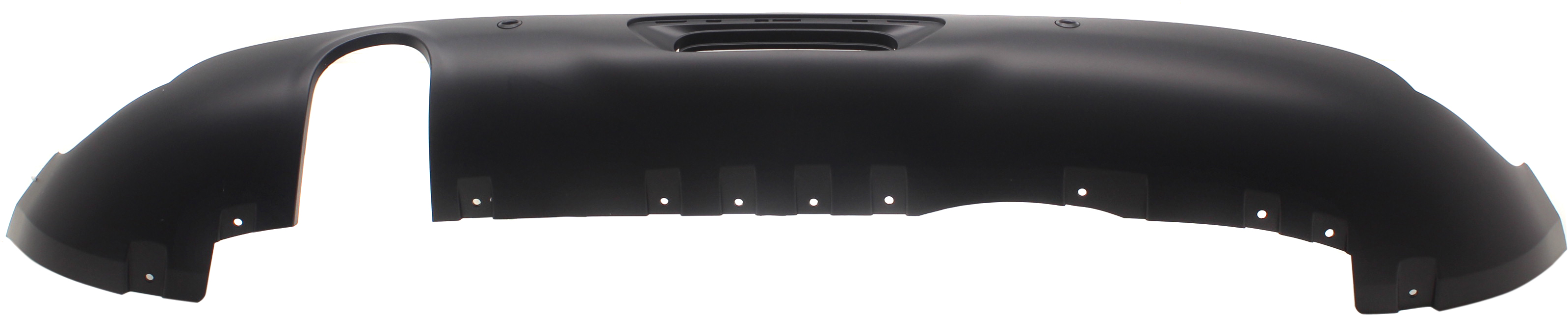 AM COOPER 15-21 REAR LOWER VALANCE Spoiler Textured Base Model w o John Cooper Works Package w Park Distance Control Sensor Holes 4 Door Hatchback SKU RM76430006 Partslink MC1193106 OEM 51127380030