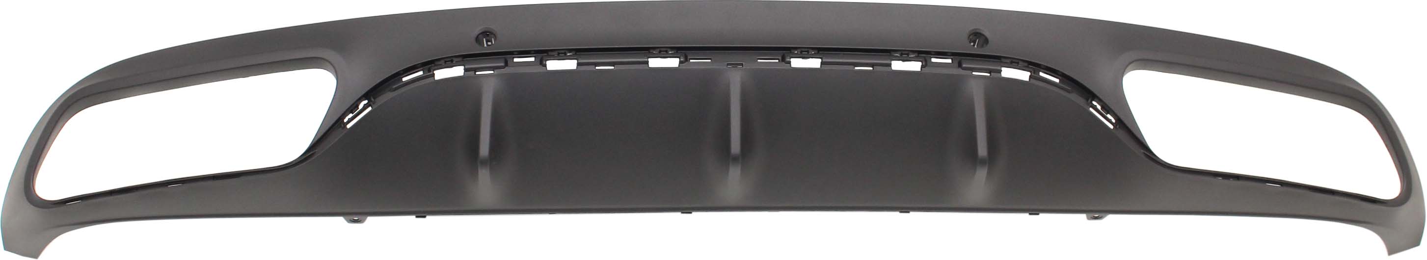 AM C63 AMG 17-18 REAR LOWER VALANCE Textured Black Convertible Coupe w o Carbon Fiber Package SKU RM76430012 Partslink MB1195125 OEM 2058859138