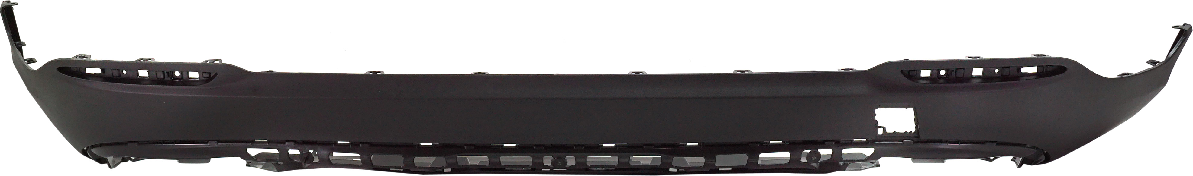 AM GLC300-16-19 REAR LOWER VALANCE Primed SUV w o AMG Styling Package w o Active Park Assist Sensor Holes CAPA SKU RM76430015Q Partslink MB1115112C OEM 2538850925