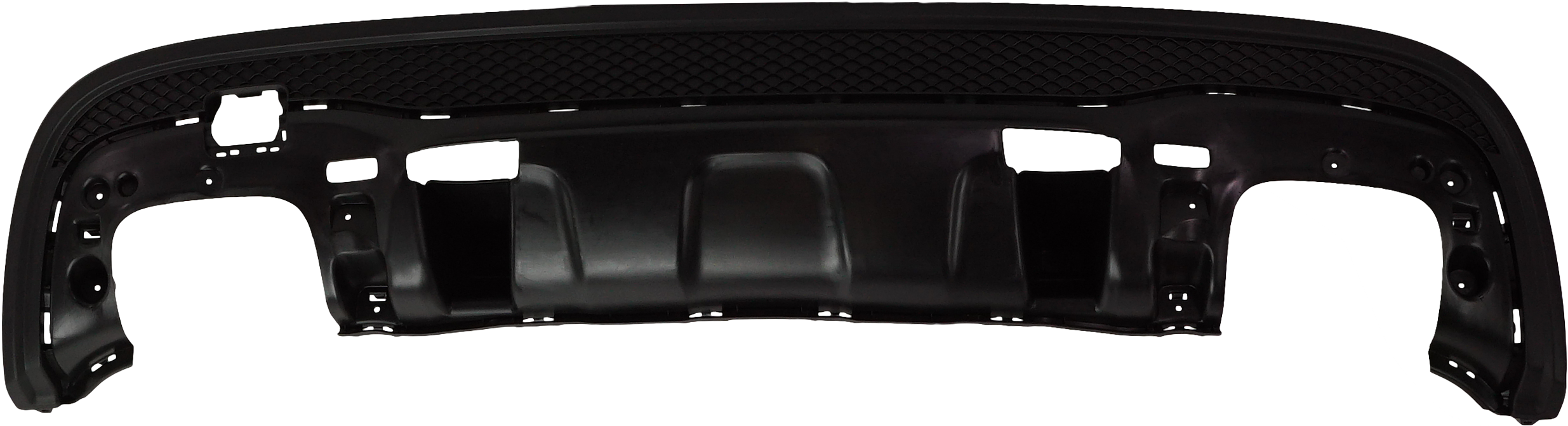 AM GLA250-15-17 REAR LOWER VALANCE Lower Cover Textured Black w AMG Styling Package SKU RM76430024 Partslink MB1195134 OEM 1568852825