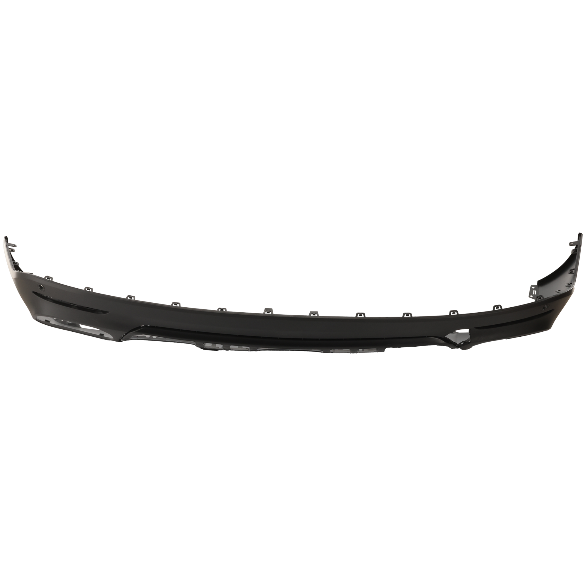 AM GLE350 GLE450-20-23 REAR LOWER VALANCE Textured Gray w o AMG Package w Active Park Assist Sensor Holes w o Towing Package CAPA SKU RM76430034Q Partslink MB1195144C OEM 1678856300