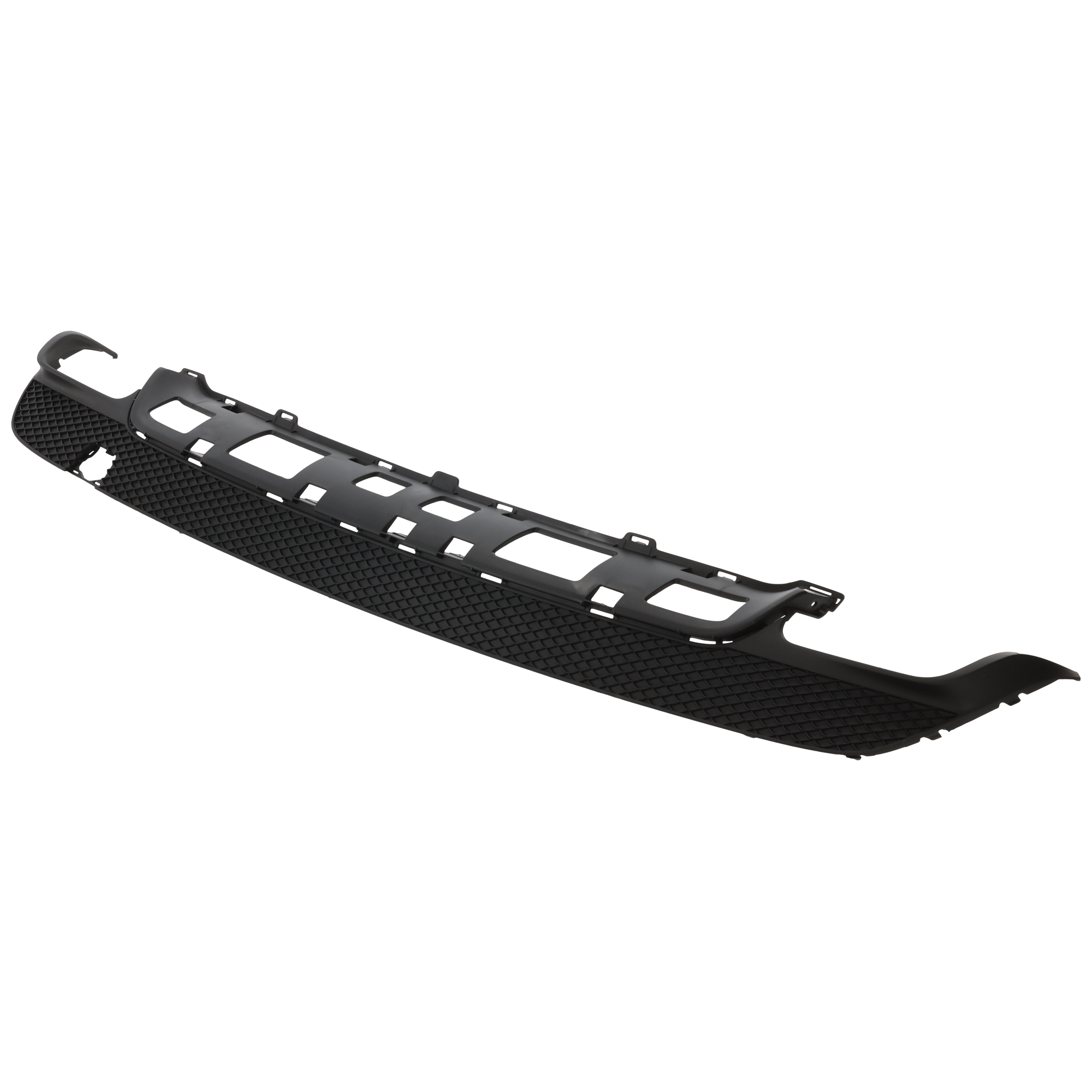 AM CLA45 AMG 14-16 REAR LOWER VALANCE Lower Cover Textured Black w Carbon Package CAPA SKU RM76430052Q Partslink MB1195106C OEM 117885132564