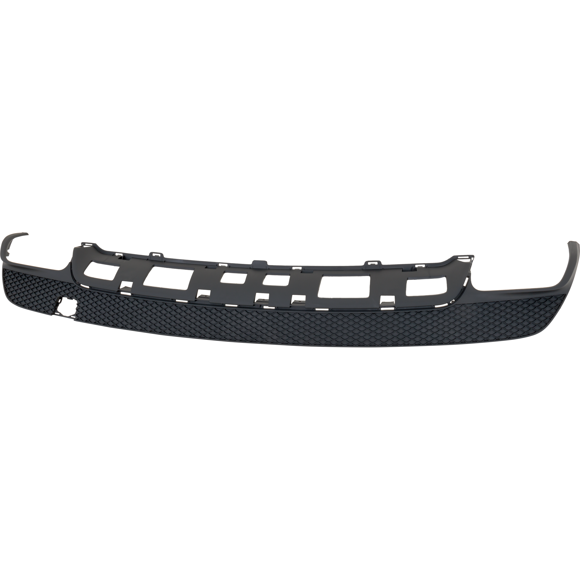 AM CLA45 AMG 14-16 REAR LOWER VALANCE Lower Cover Textured Black w Carbon Package SKU RM76430052 Partslink MB1195106 OEM 117885132564