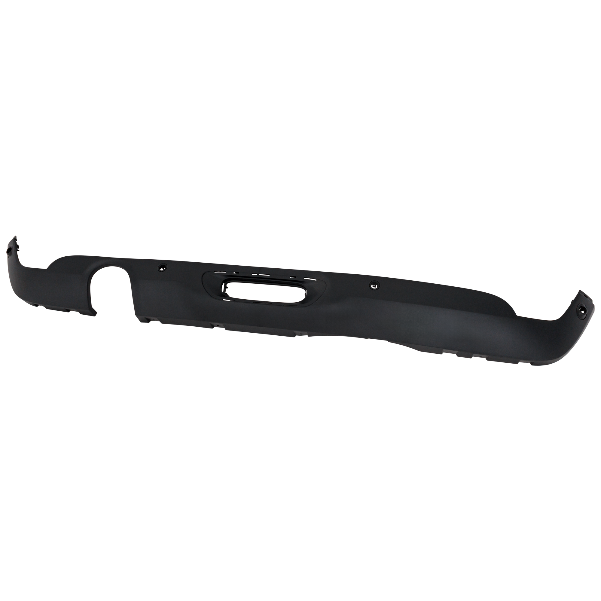 AM COOPER 14-21 REAR LOWER VALANCE Spoiler Trim Textured Base Model w o John Cooper Works Package w Park Distance Control Sensor Holes 2 Door Hatchback SKU RM76430076 Partslink MC1195102 OEM 51127380015