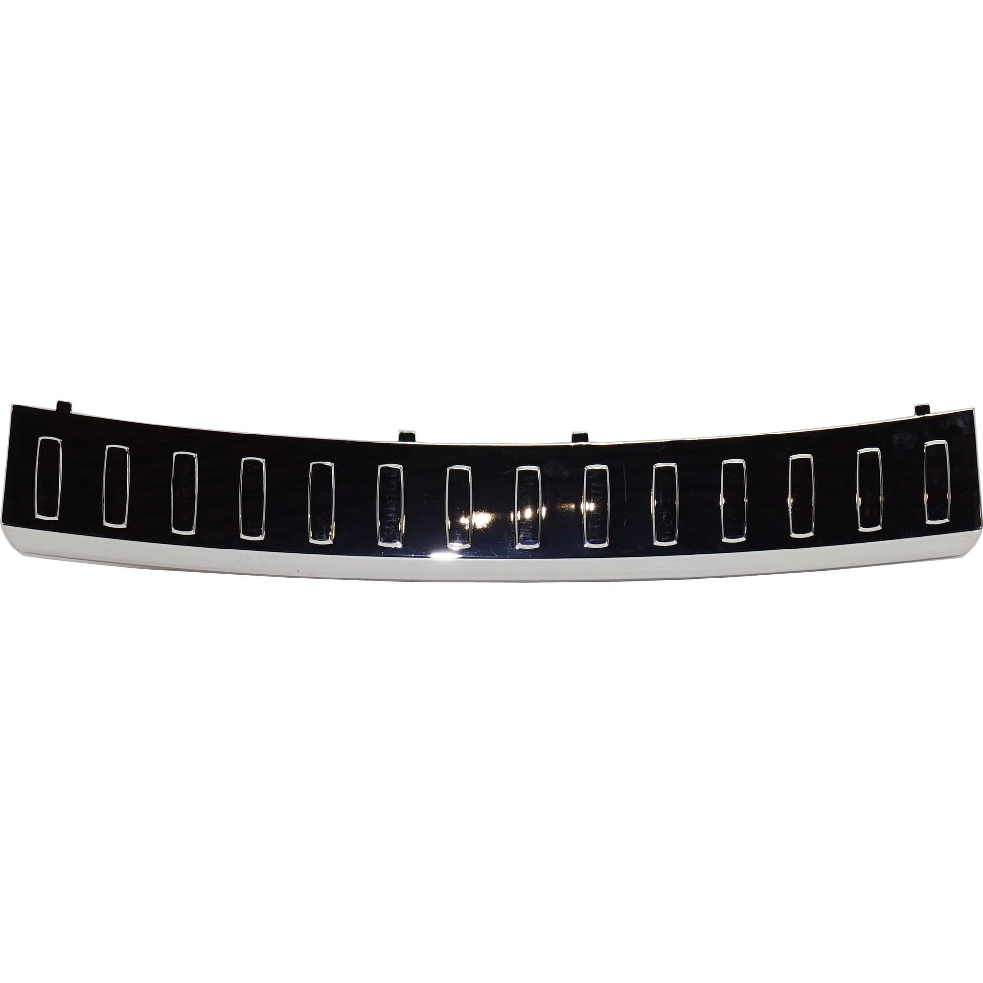 AM M CLASS 12-15 REAR BUMPER STEP PAD Center Chrome SKU RM76490001 Partslink MB1190100 OEM 1668852174