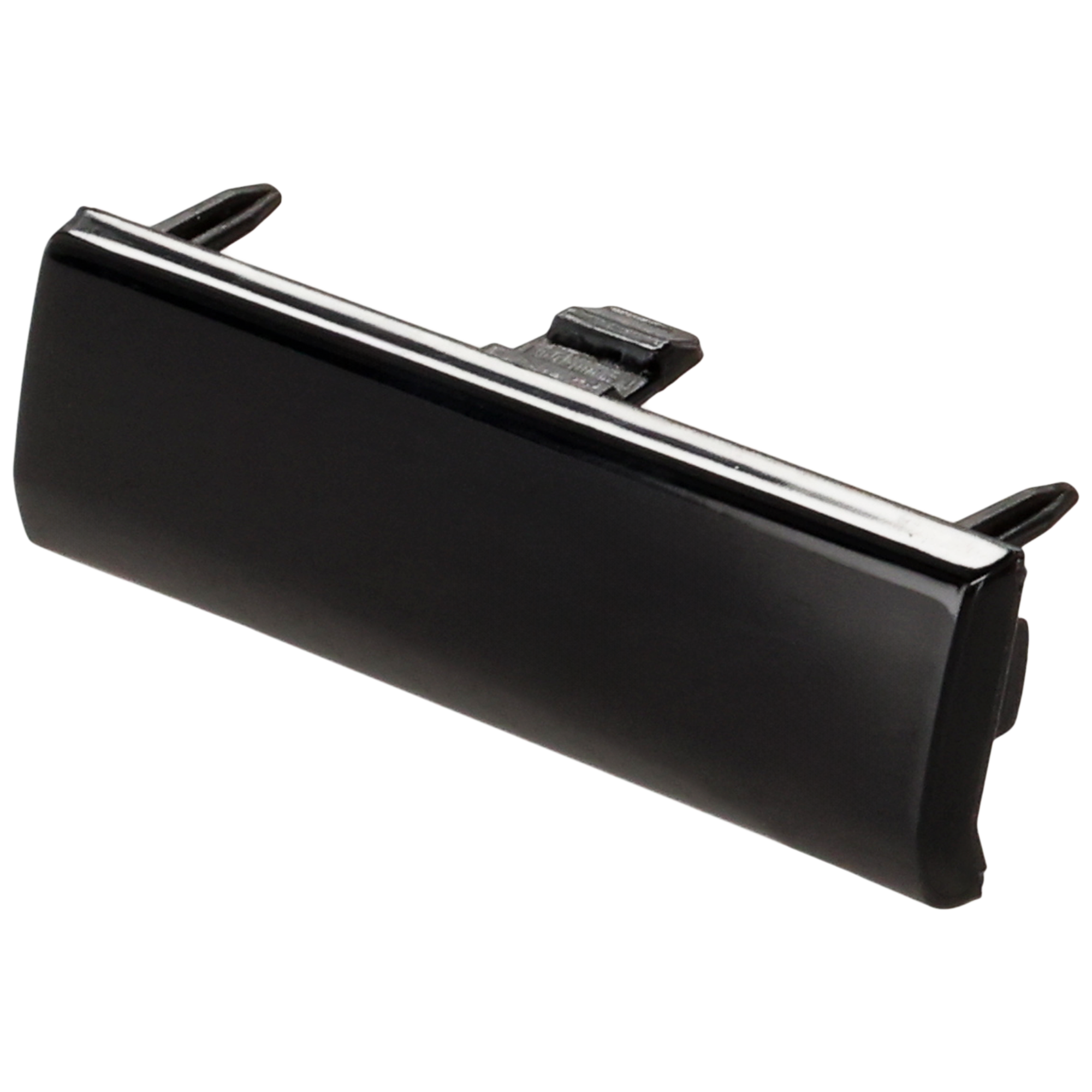 AM C300-22-25 REAR HITCH COVER Outer Trim Strip Gloss Black w AMG Styling Package Sedan SKU RM76690058 Partslink MB1129160 OEM 2068854404