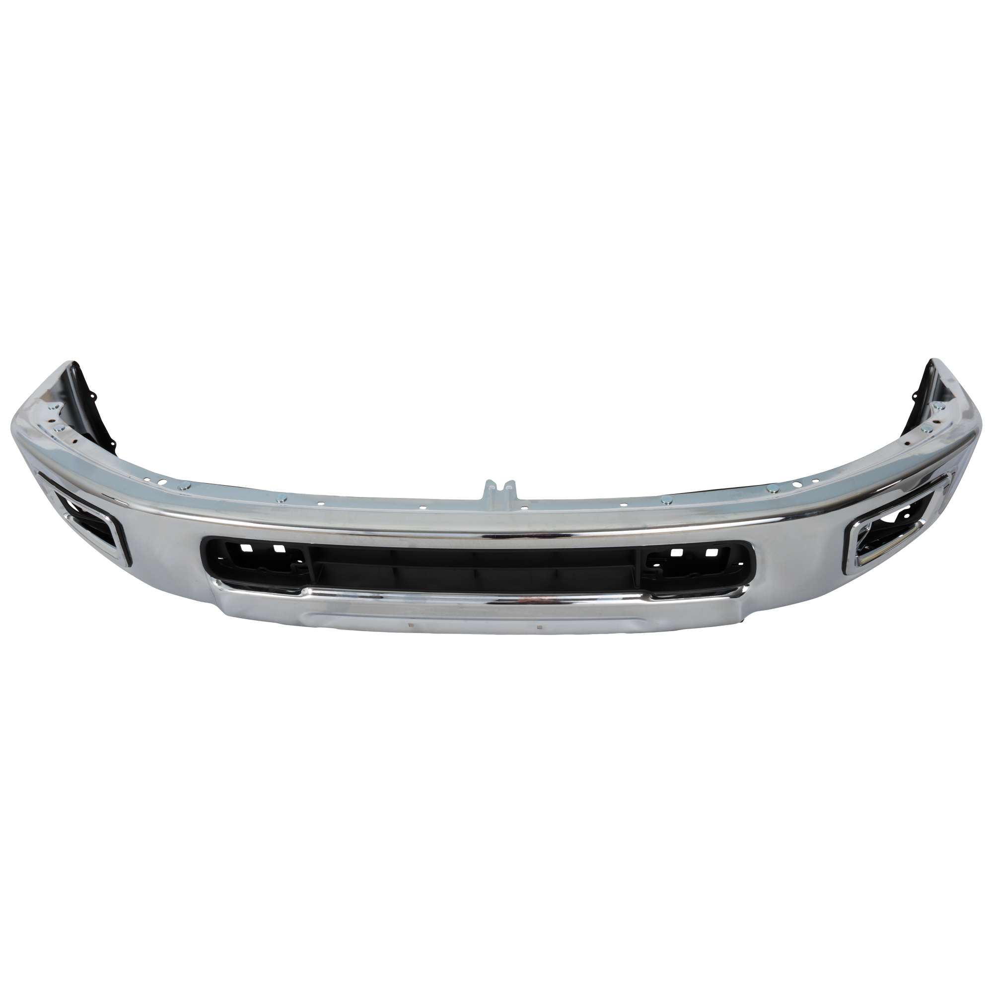 AM TITAN XD 16-19 FRONT BUMPER Chrome w o Parking Aid Sensor Holes Crew SV Model Extended Standard Cab SKU RN01030019 Partslink NI1002150 OEM 62022EZ75A