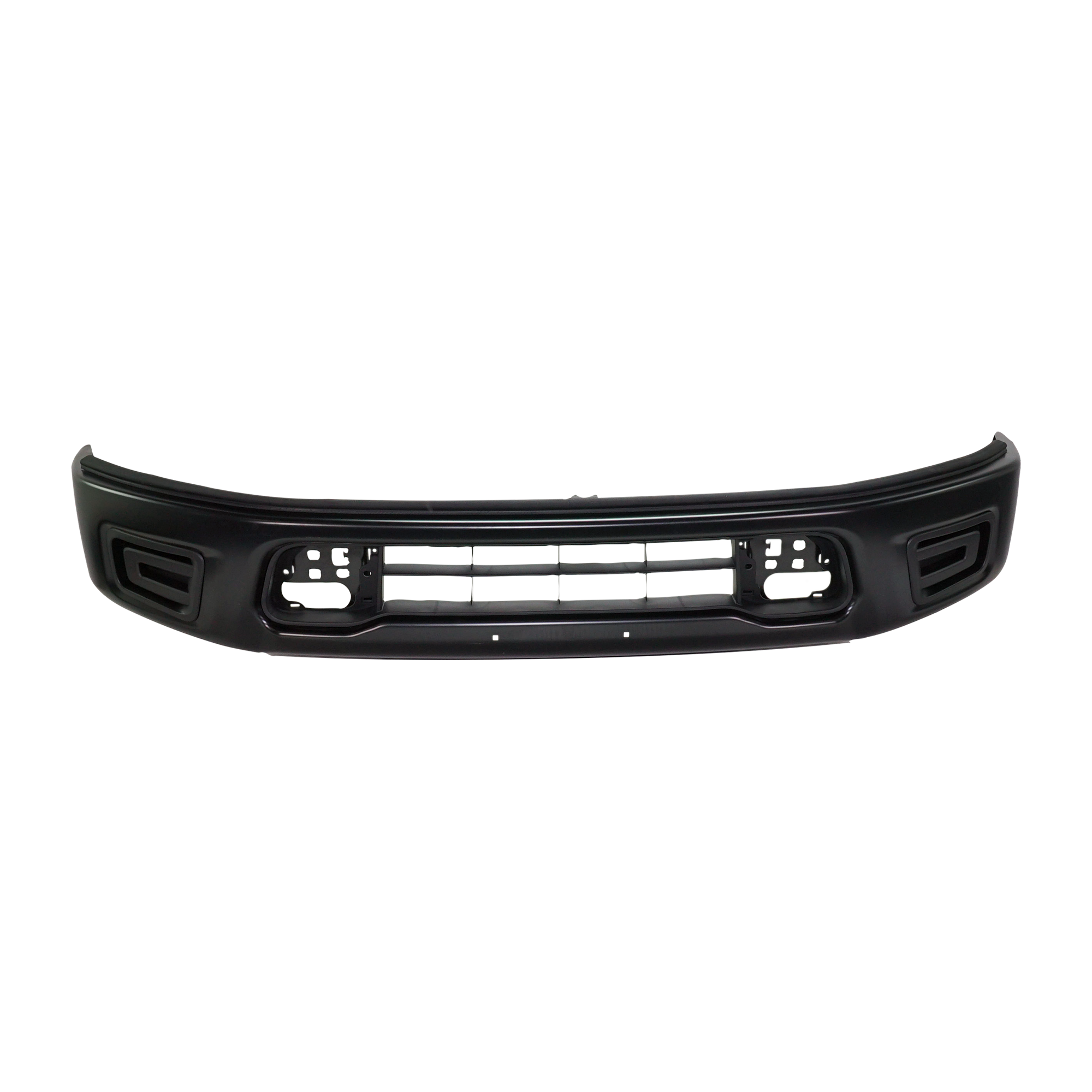 AM TITAN 17-19 FRONT BUMPER Lower Powdercoated Black w o Parking Aid Sensor Holes S Model Crew Extended Standard Cab SKU RN01030022 Partslink NI1002152 OEM 62022EZ50D