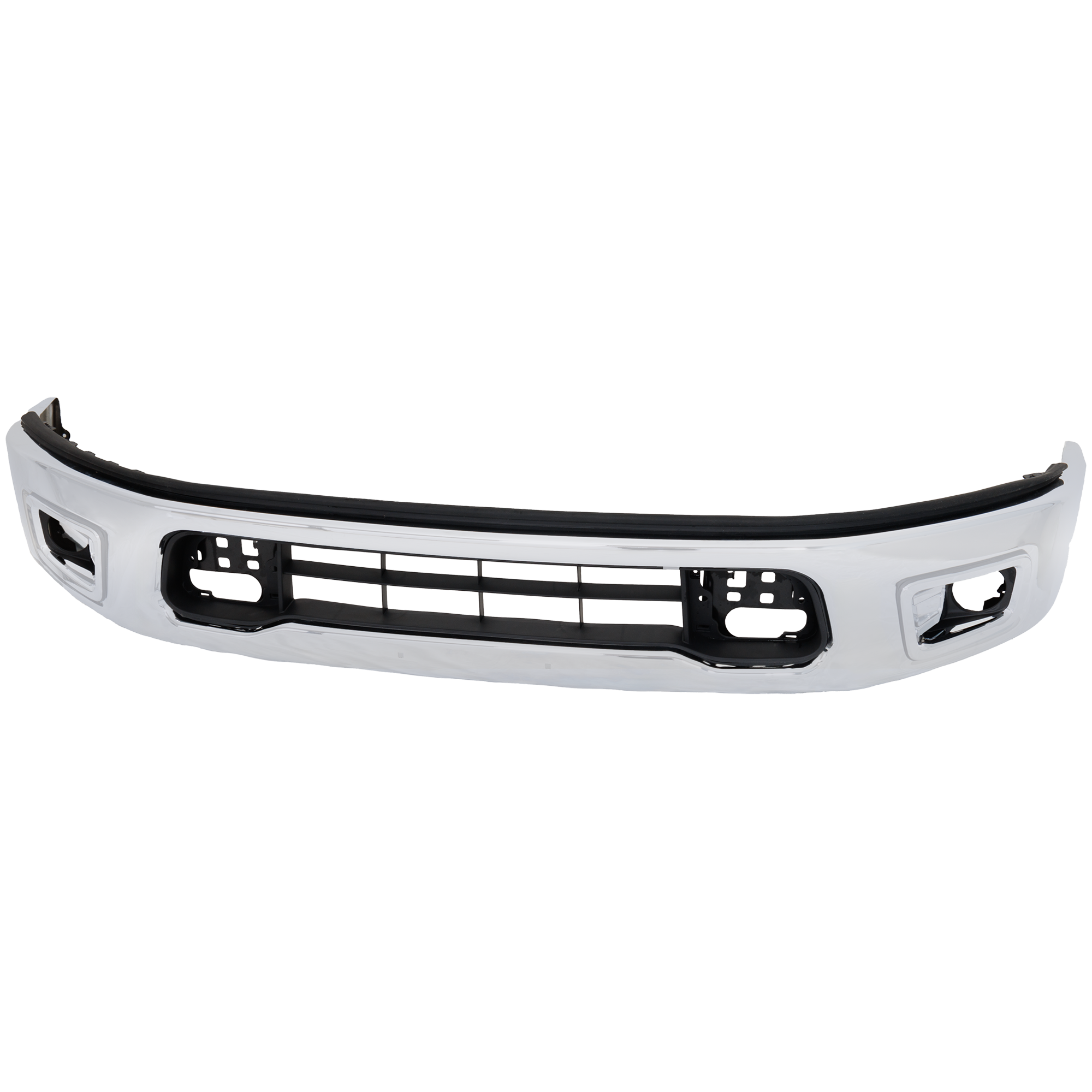 AM TITAN 17-19 FRONT BUMPER Chrome w o Parking Aid Sensor Holes SKU RN01030023 Partslink NI1002153 OEM 62022EZ70D